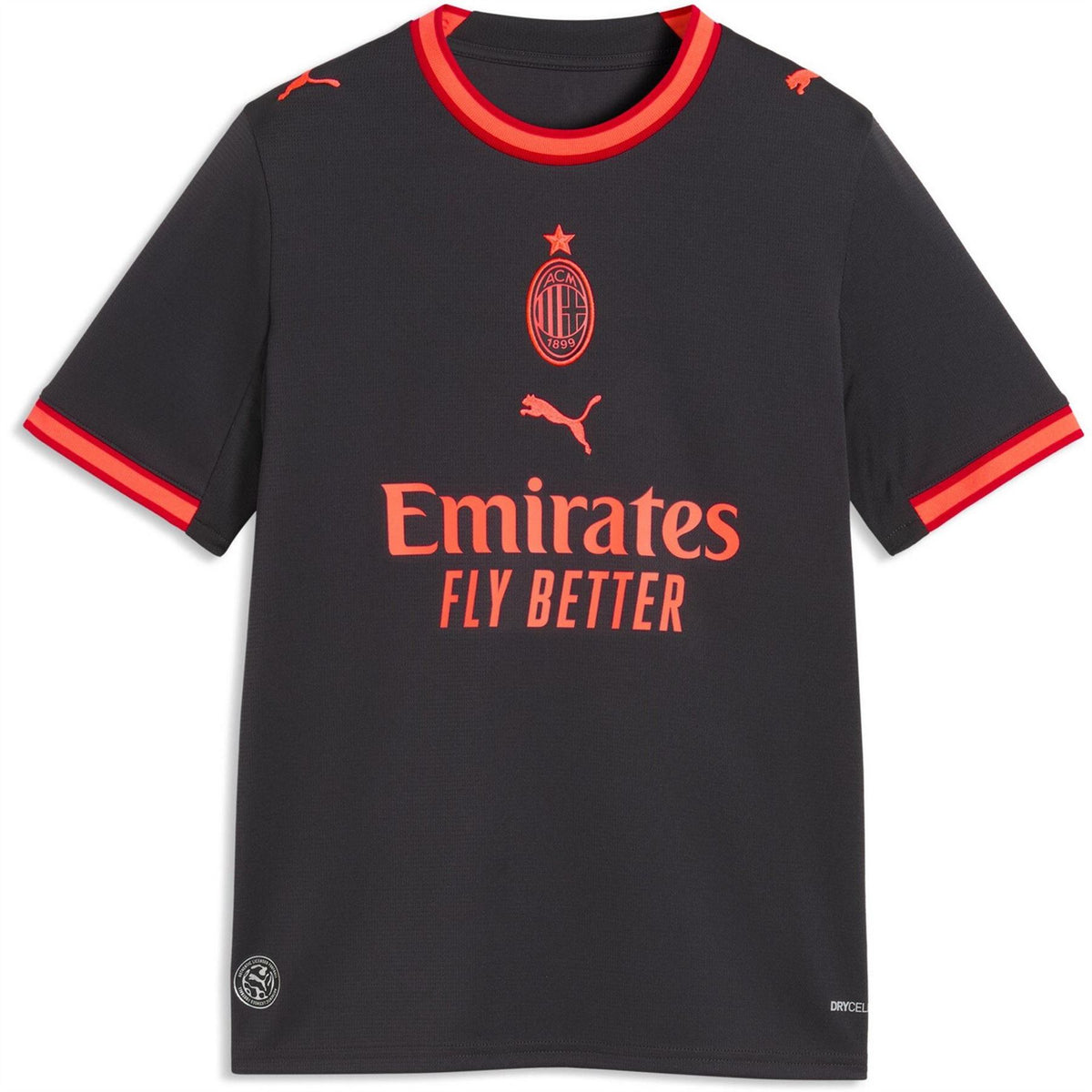 Puma Ac Milan Third 2024 25 Short Sleeve Crew Neck Shirt