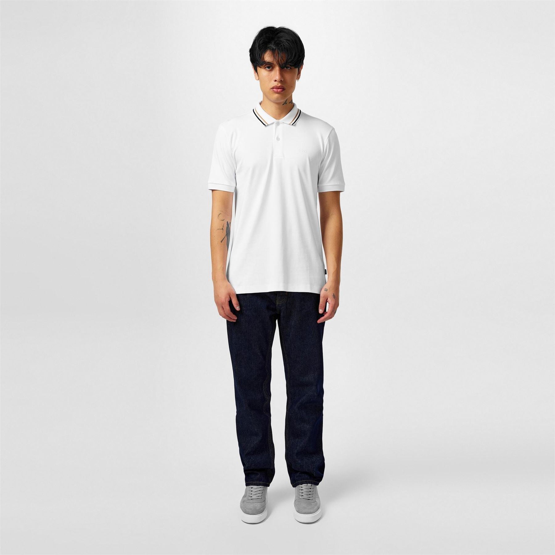 Boss BOSS BLACK Penrose Slim Fit Polo Shirt with Signature Tipped Collar