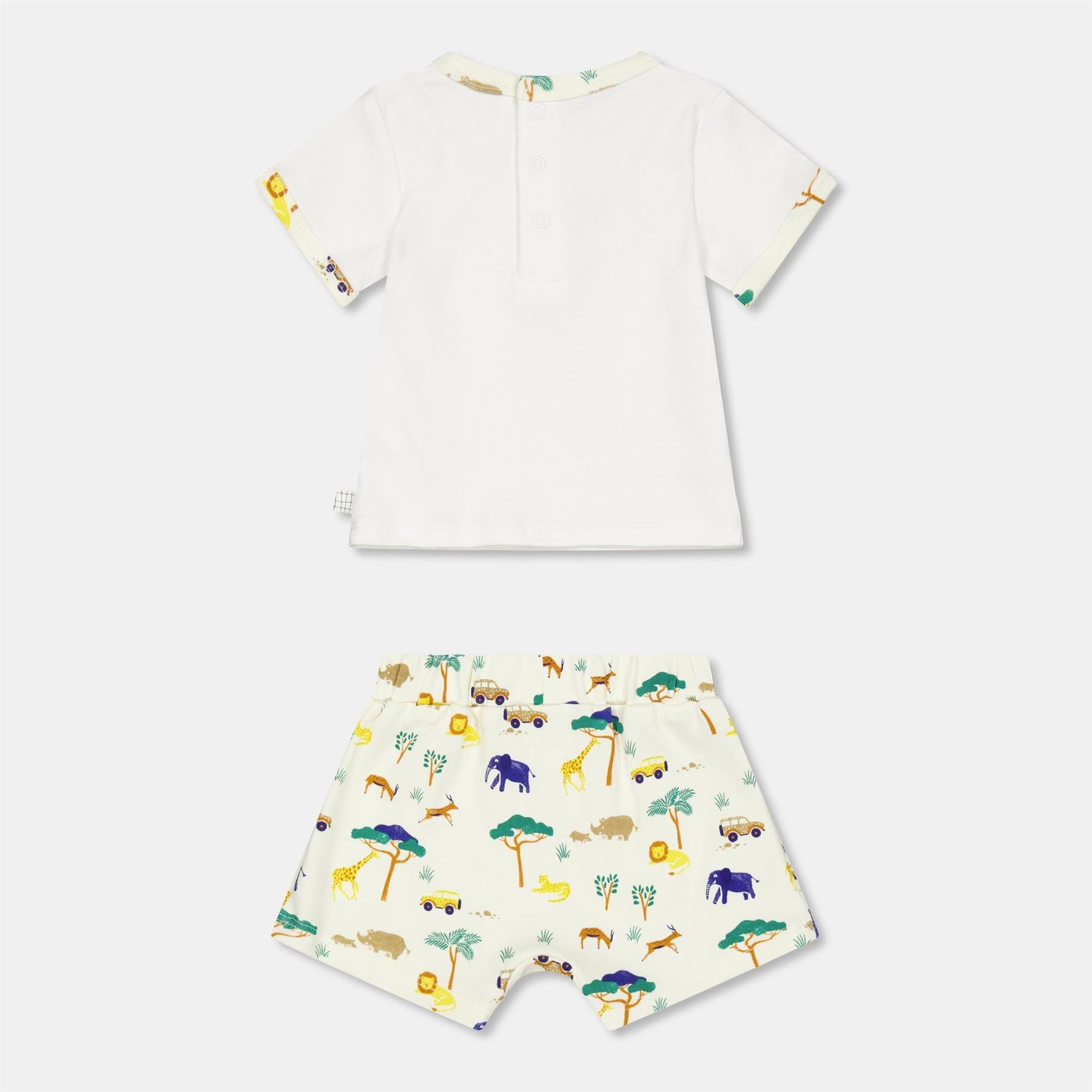 Carrement Beau Crew Neck Short Sleeve T-Shirt Short Clothing Set