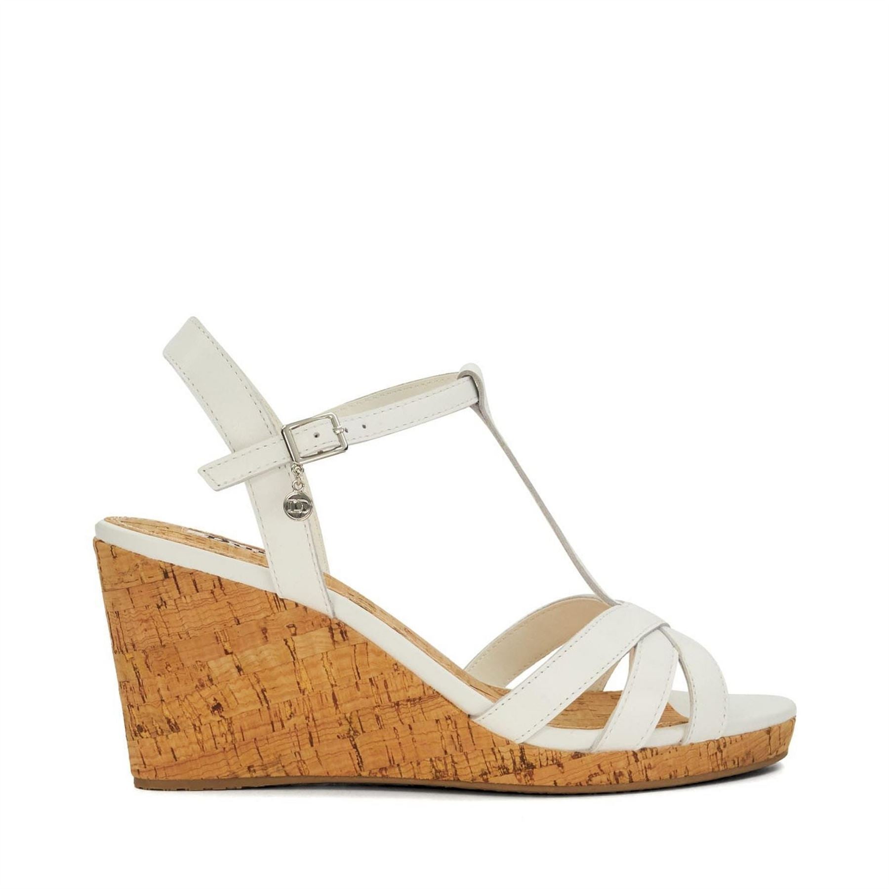 Dune London Keep T Bar Wedge Sandals