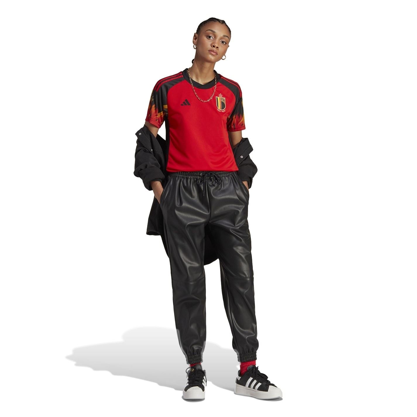 adidas Womens Belgium Home Shirt 2022