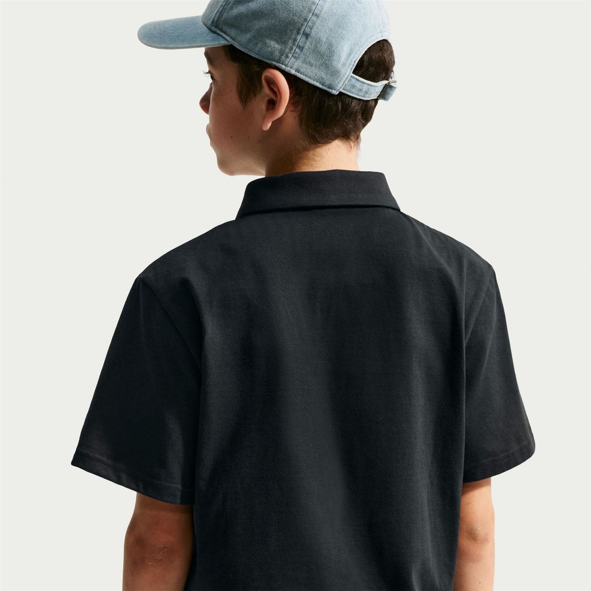 Nike Bold Logo Collared Neck Short Sleeve Polo Shirt