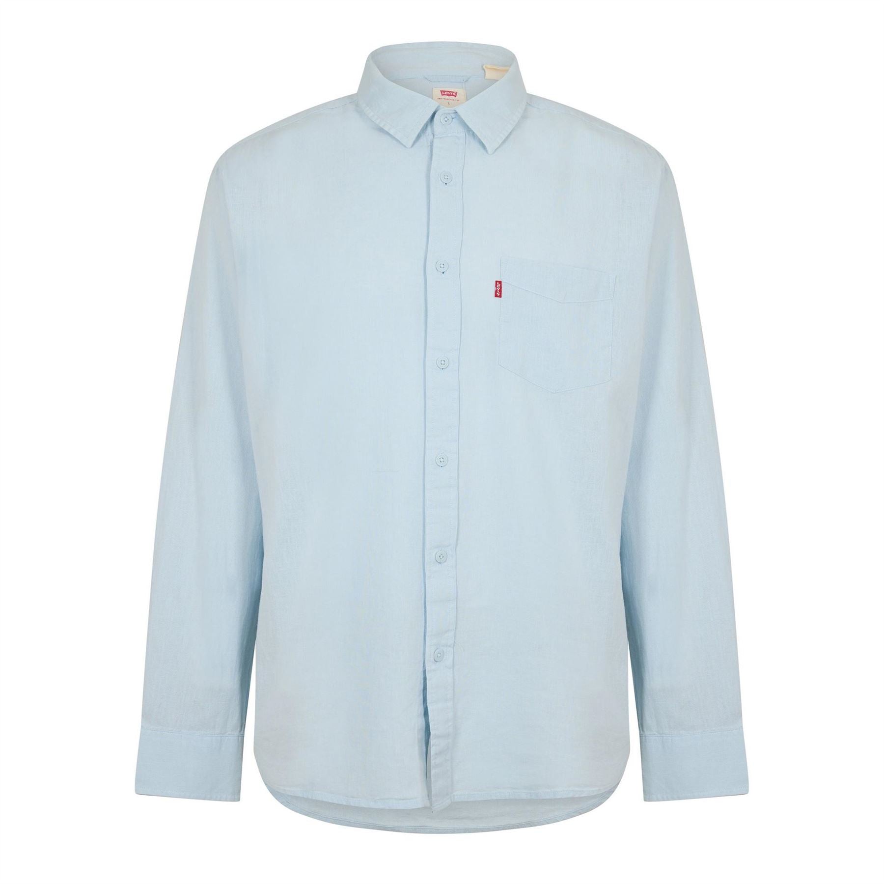 Levis Classic Pocket Long Sleeve Plain Shirt