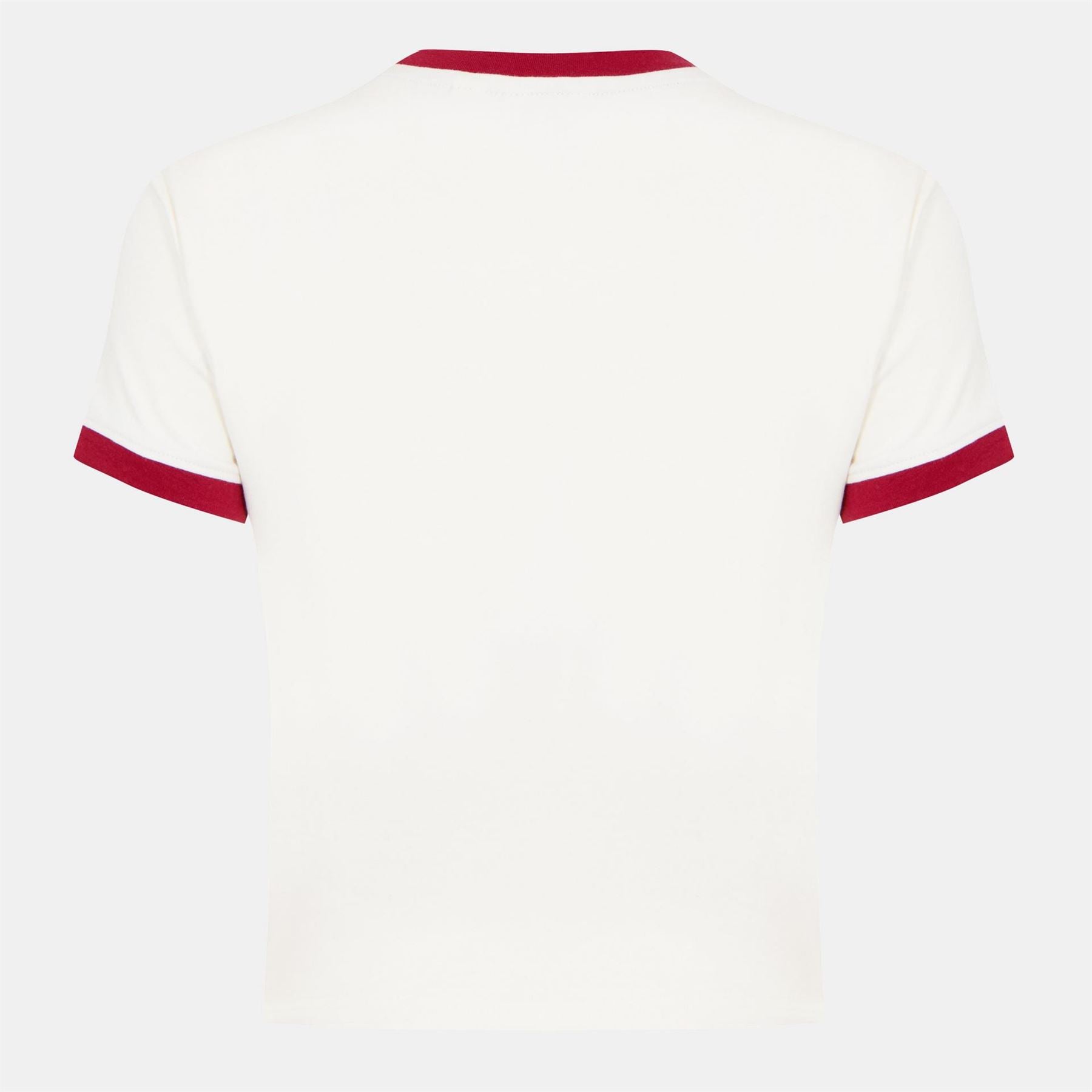 Jack Wills Lettering Cropped Slim Fit T-Shirt