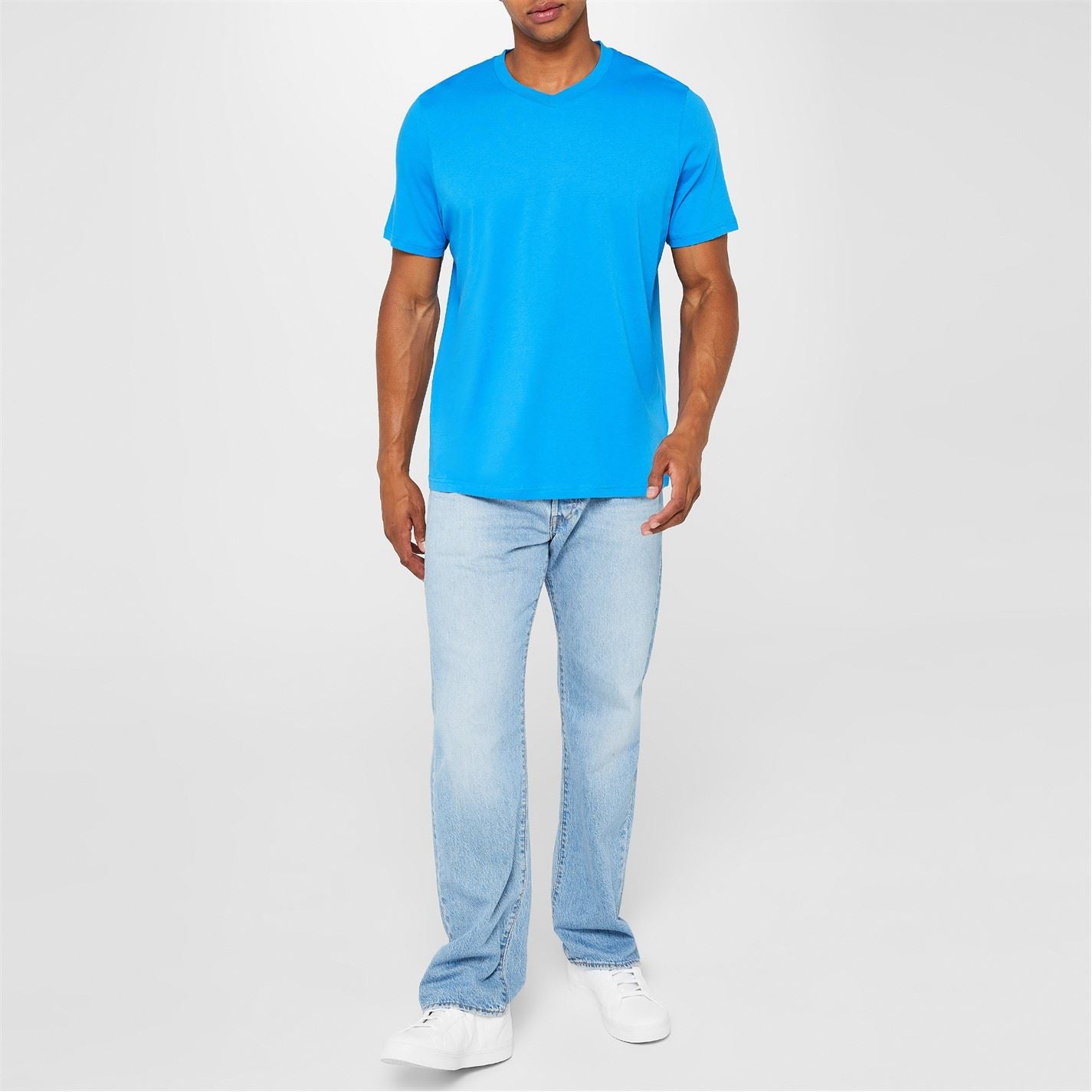 Donnay Mens Three Pack V Neck T-Shirt