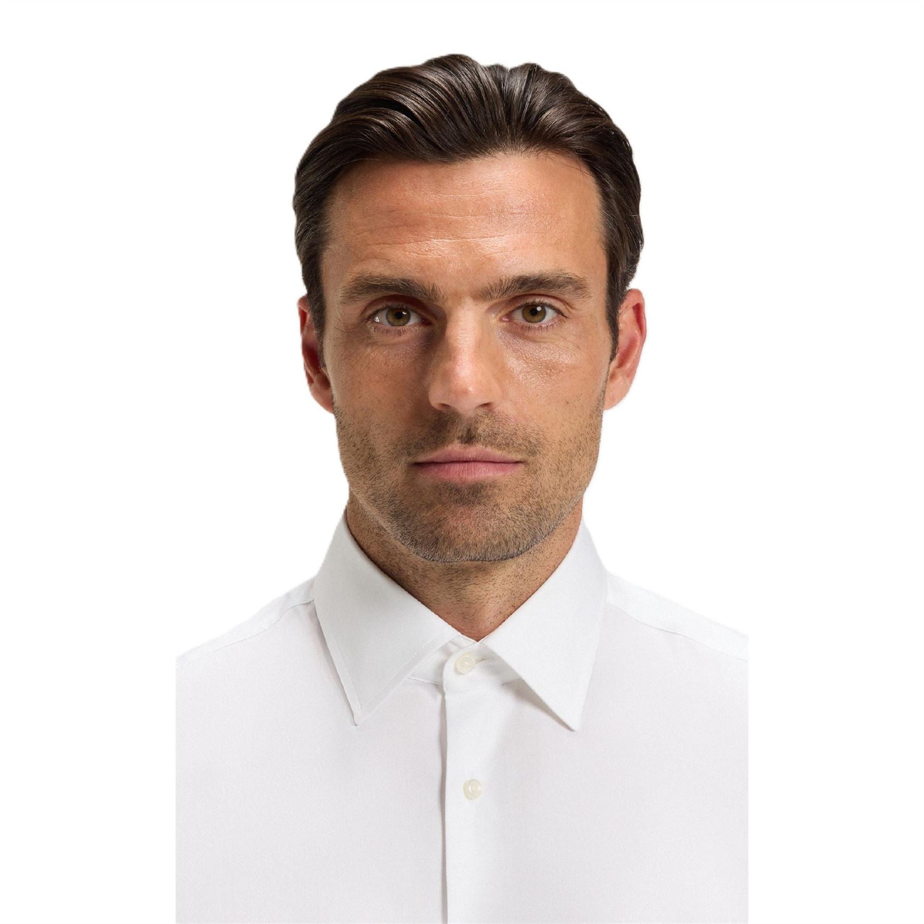 Boss Joe Collared Neck Point Collar Long Sleeve Shirt