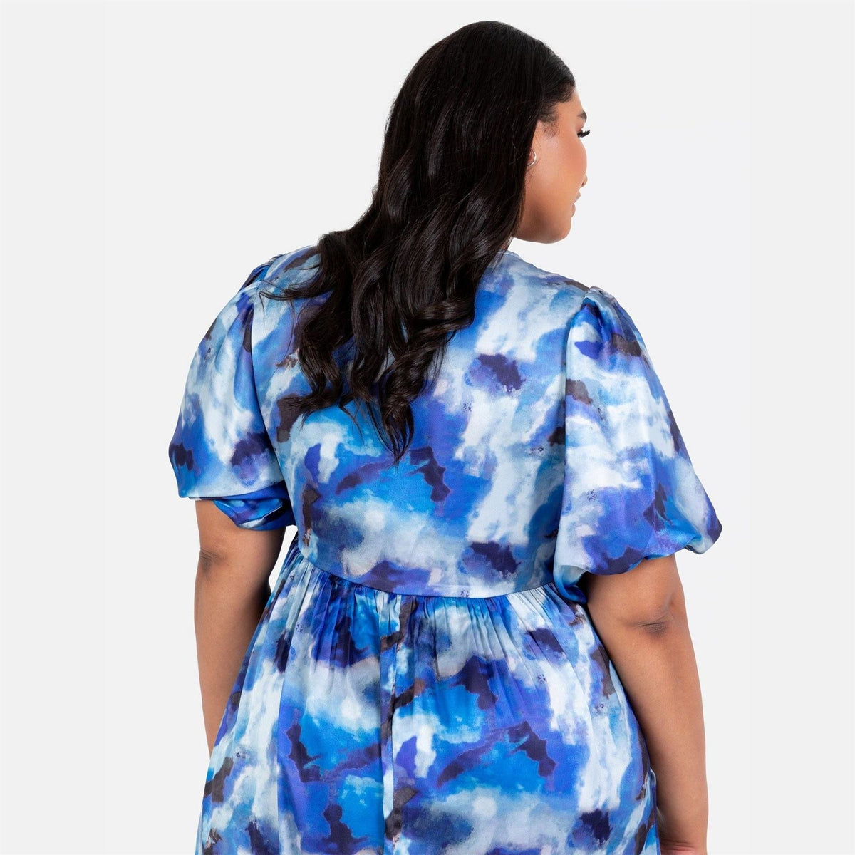 Lovedrobe V-Neck Short Sleeve Wrap Dress