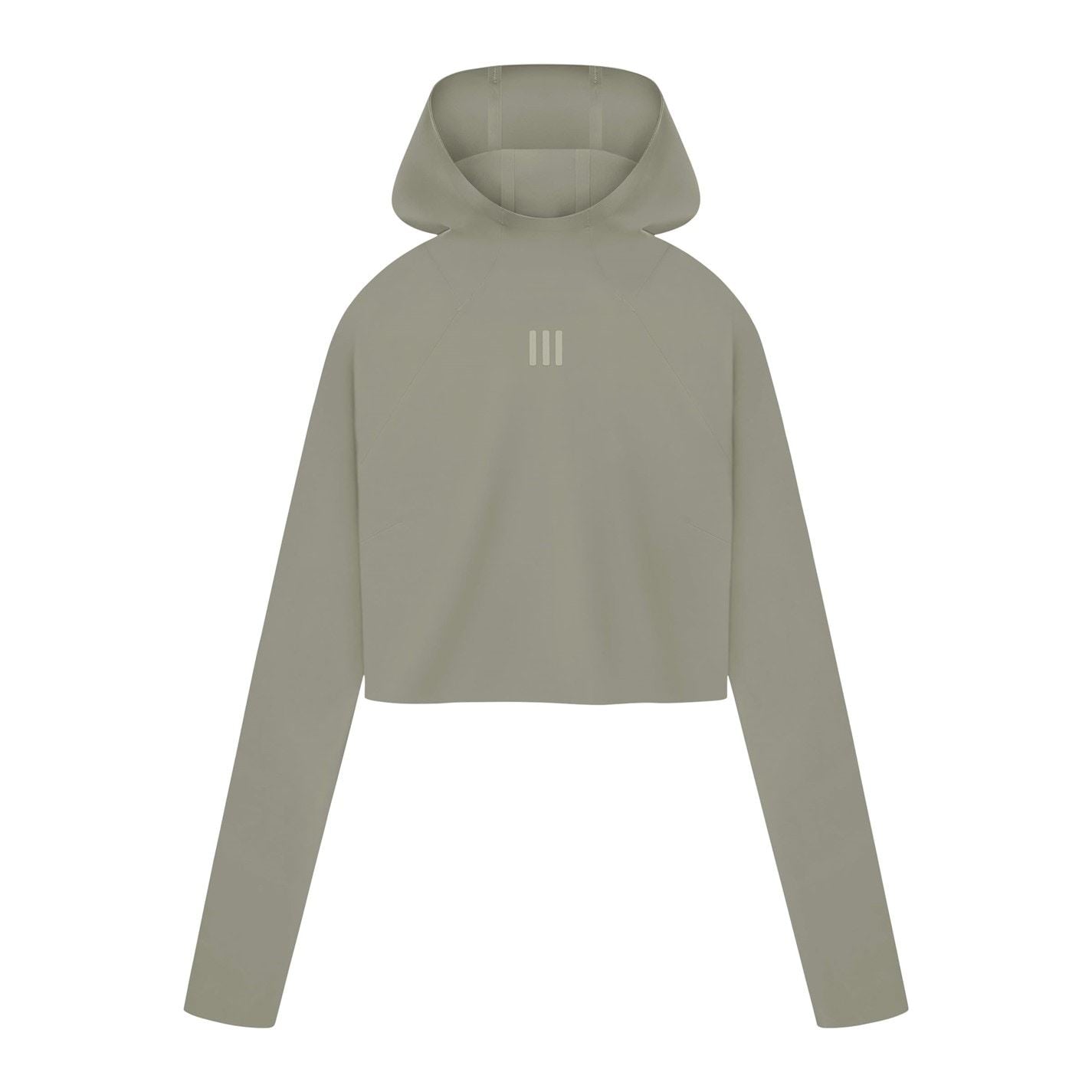 adidas Athletics Cropped Hooded Sweatshirt