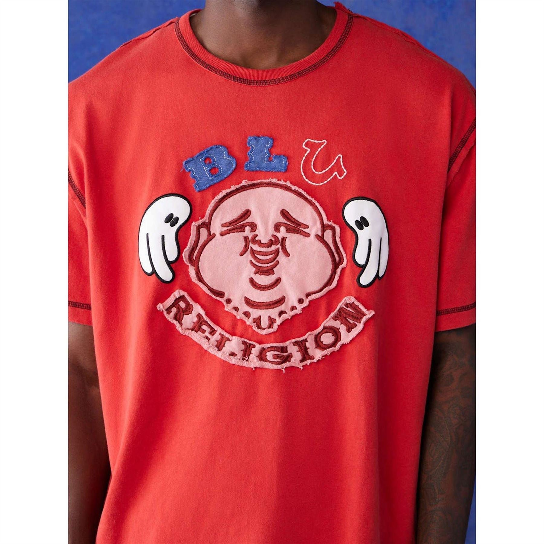 True Religion Regular Fit Boxy T-Shirt