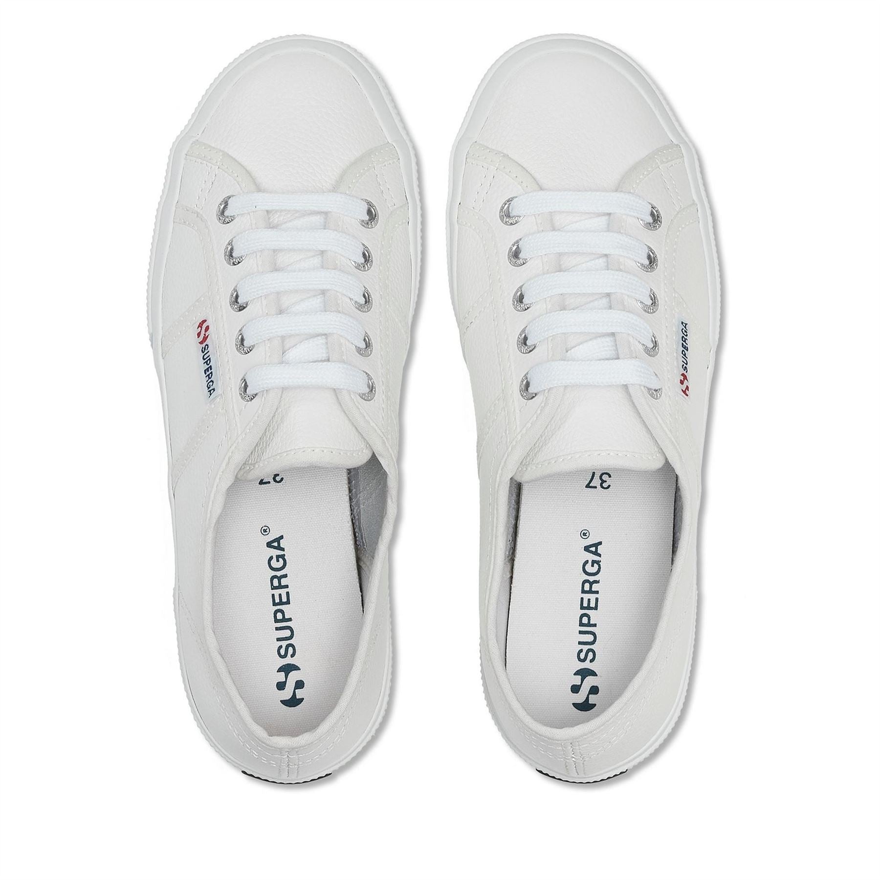 Superga 2750 Leather Canvas Low Top Sneakers