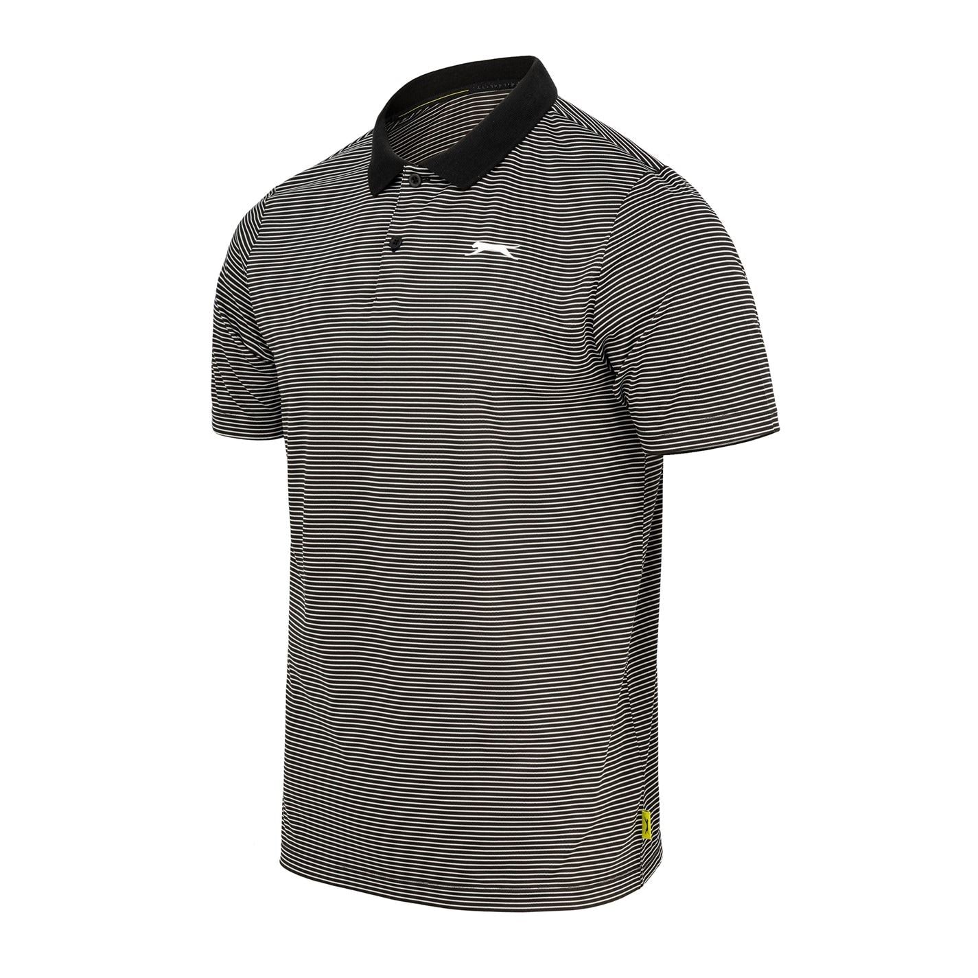 Slazenger Mens Micro Stripe Golf Polo Shirt