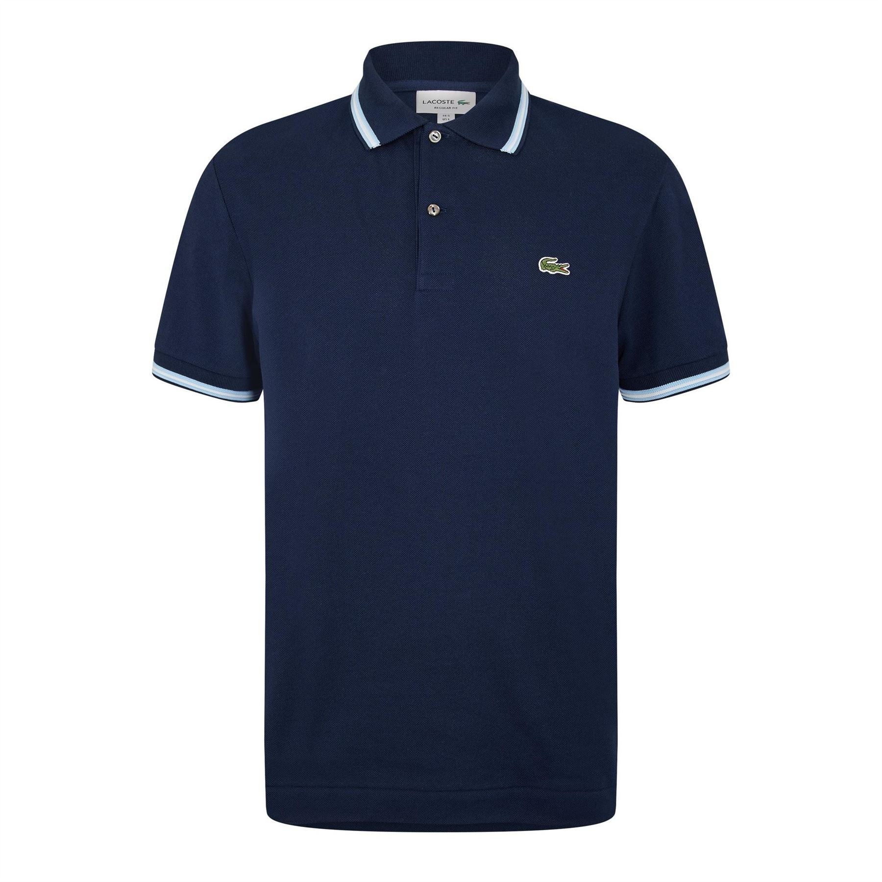 Lacoste Regular Fit Crocodile Print Polo