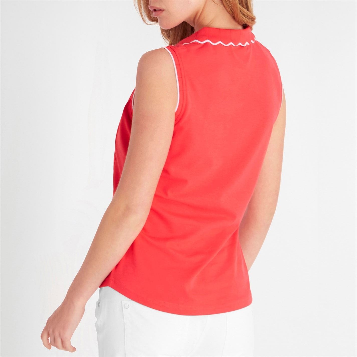 Calvin Klein Golf Womens Lamb Nadia Sleeveless Polo Shirt