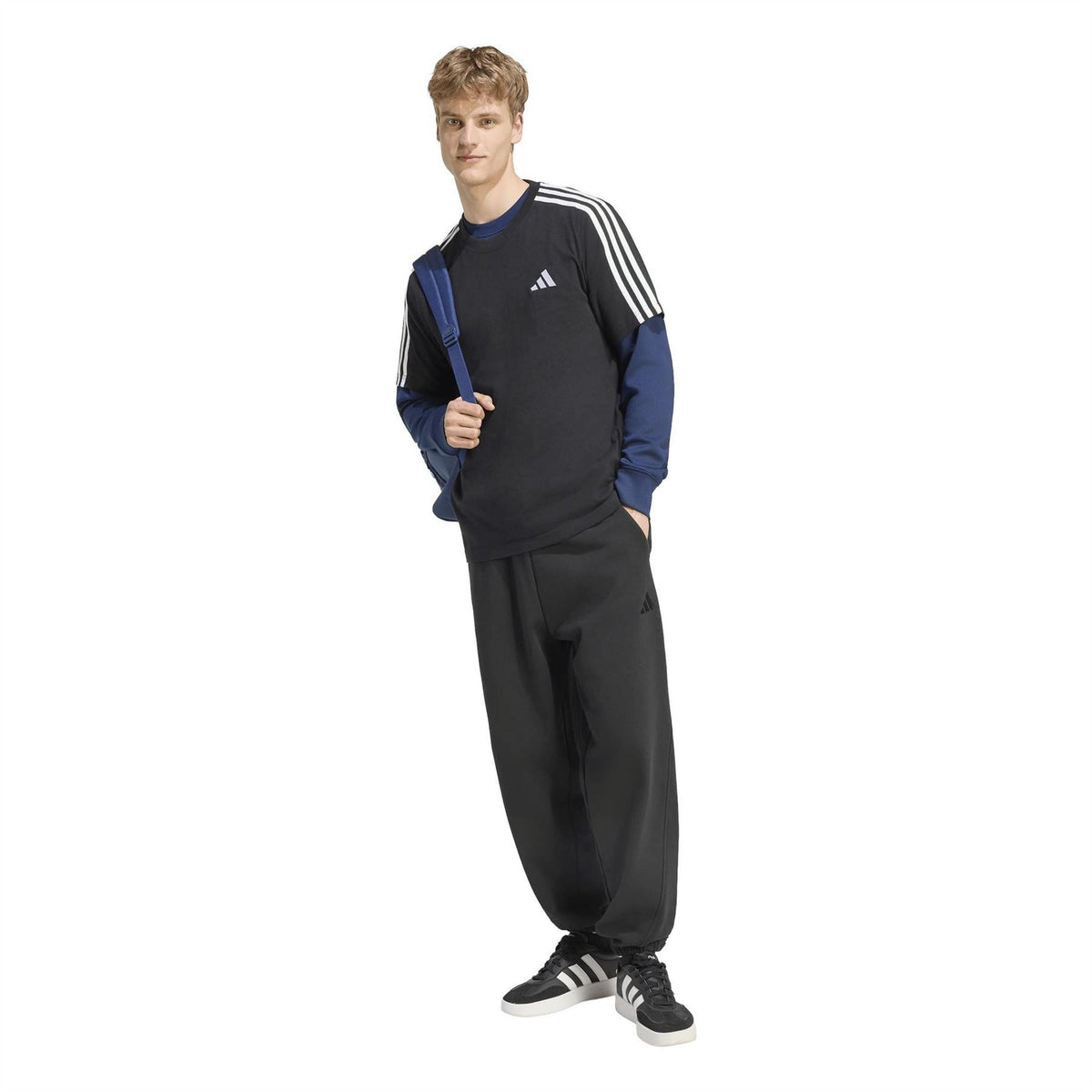adidas Mens 3 Stripes T-Shirt