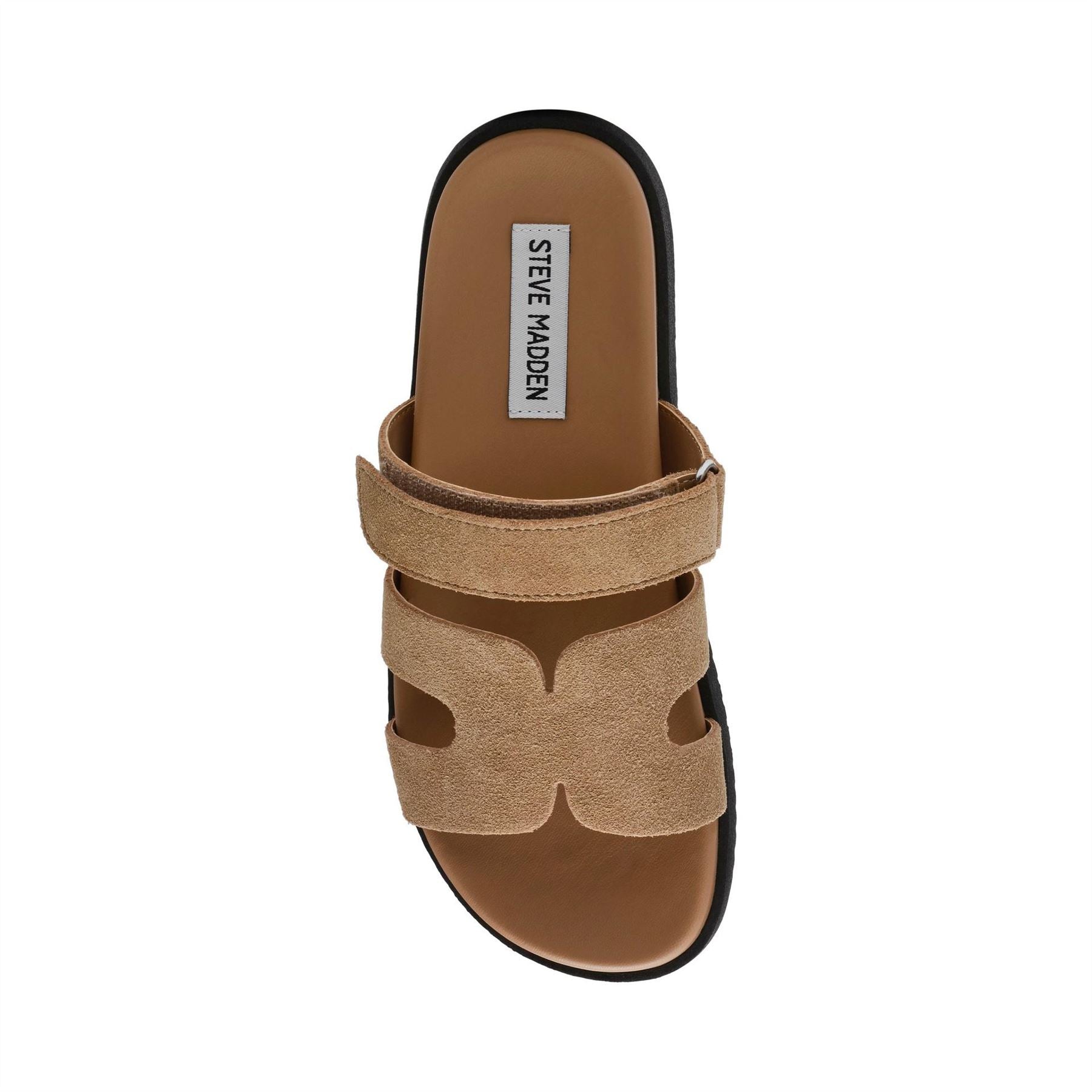 Steve Madden Textured Open Toe Slide Sandals