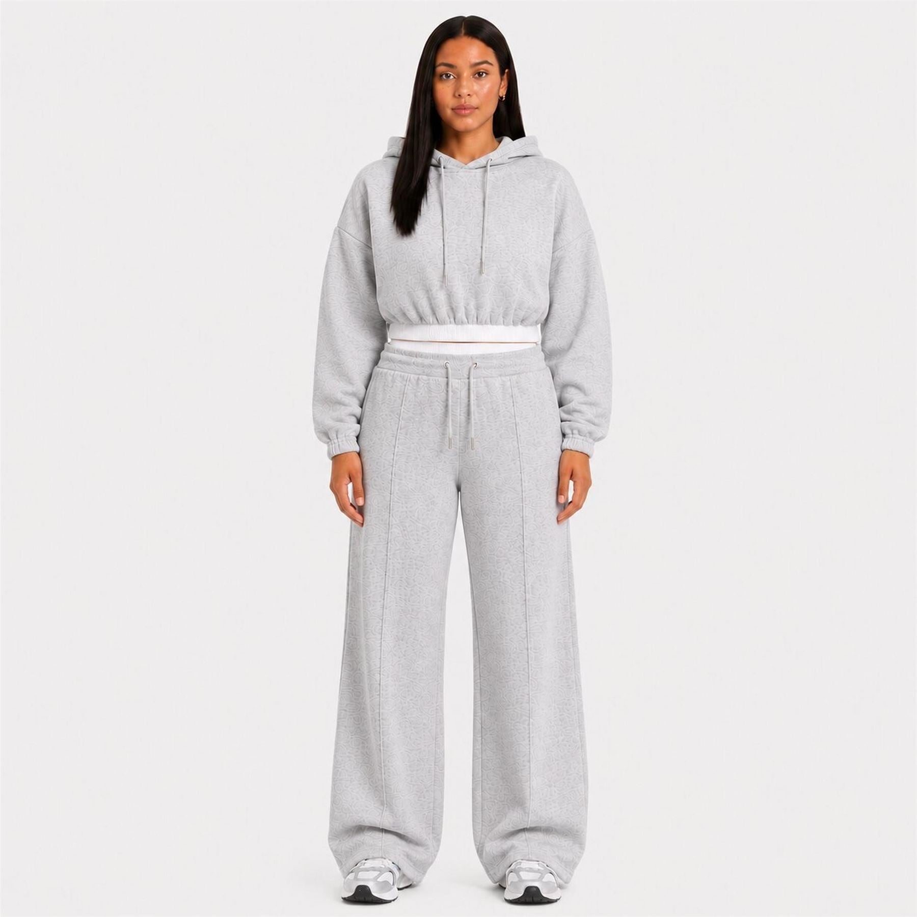 I Saw It First Waistband Wide Leg Jogger