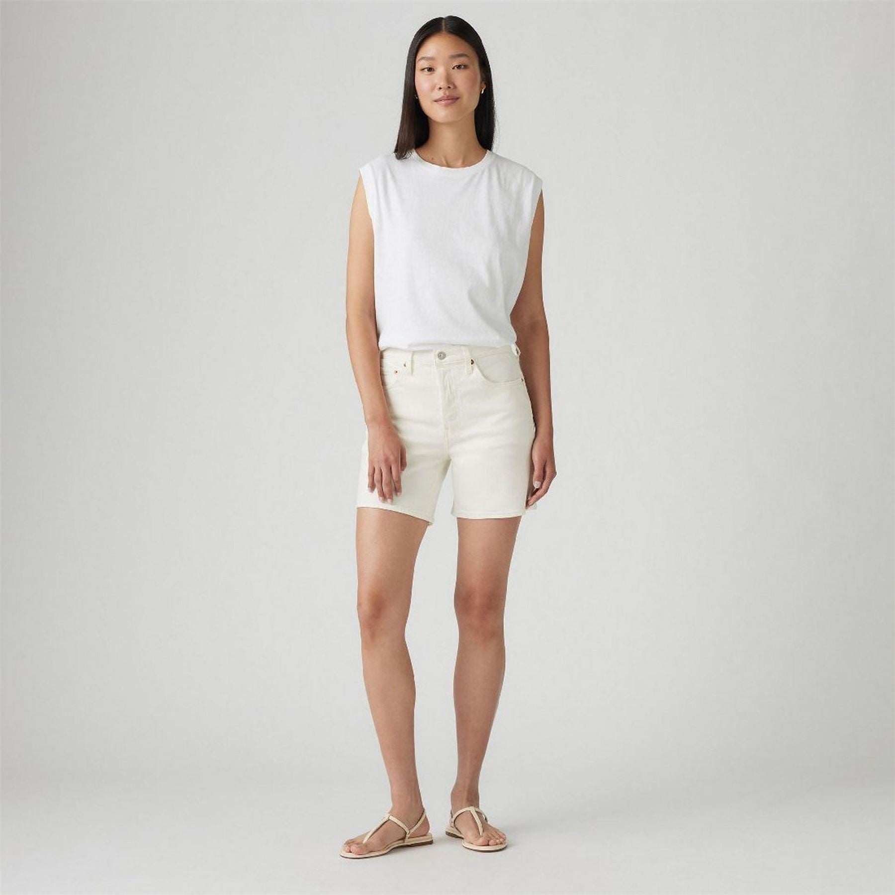 Levis 501 Mid Thigh Short Lunar Blac