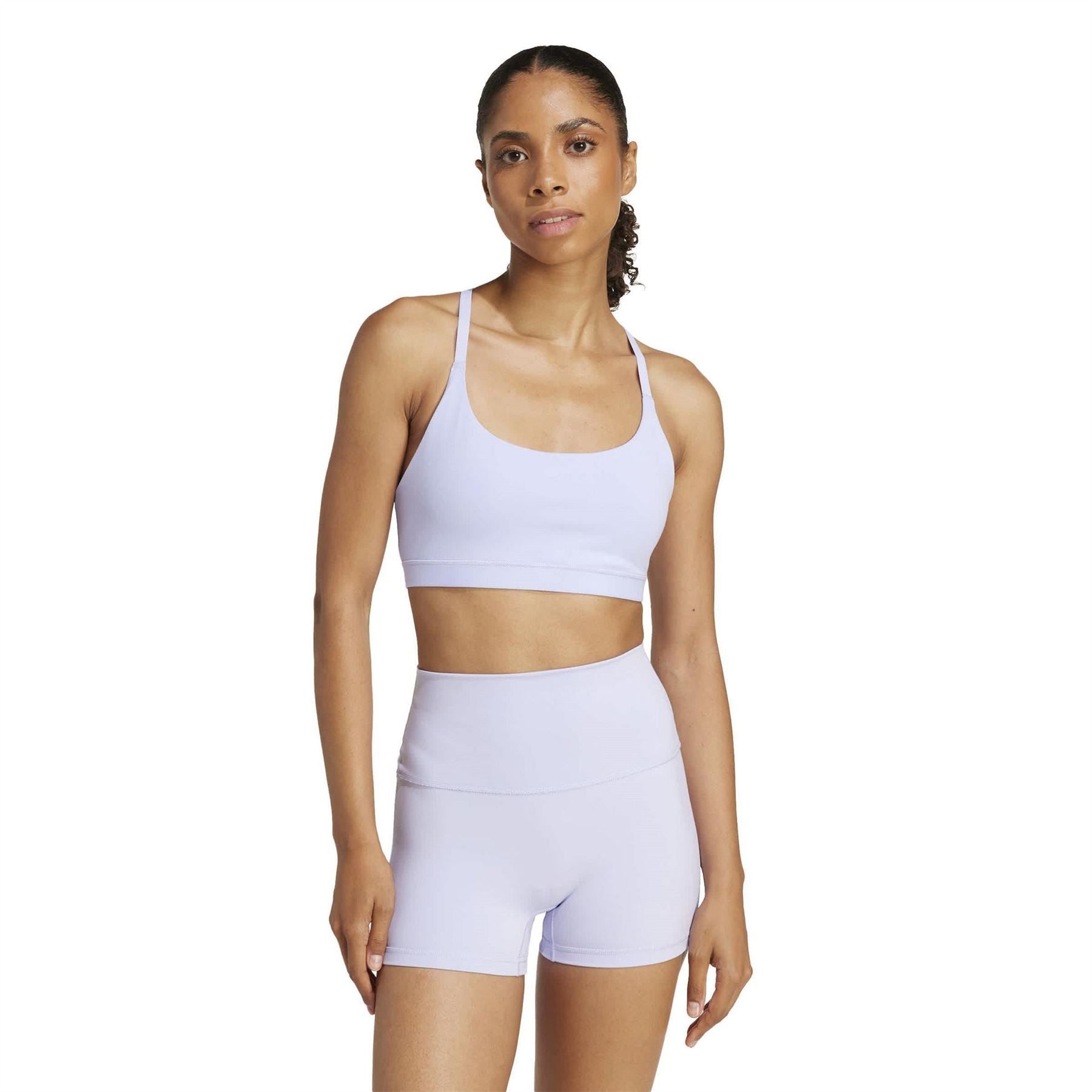 adidas All Me Cross Back Scoop Neck Sports Bra