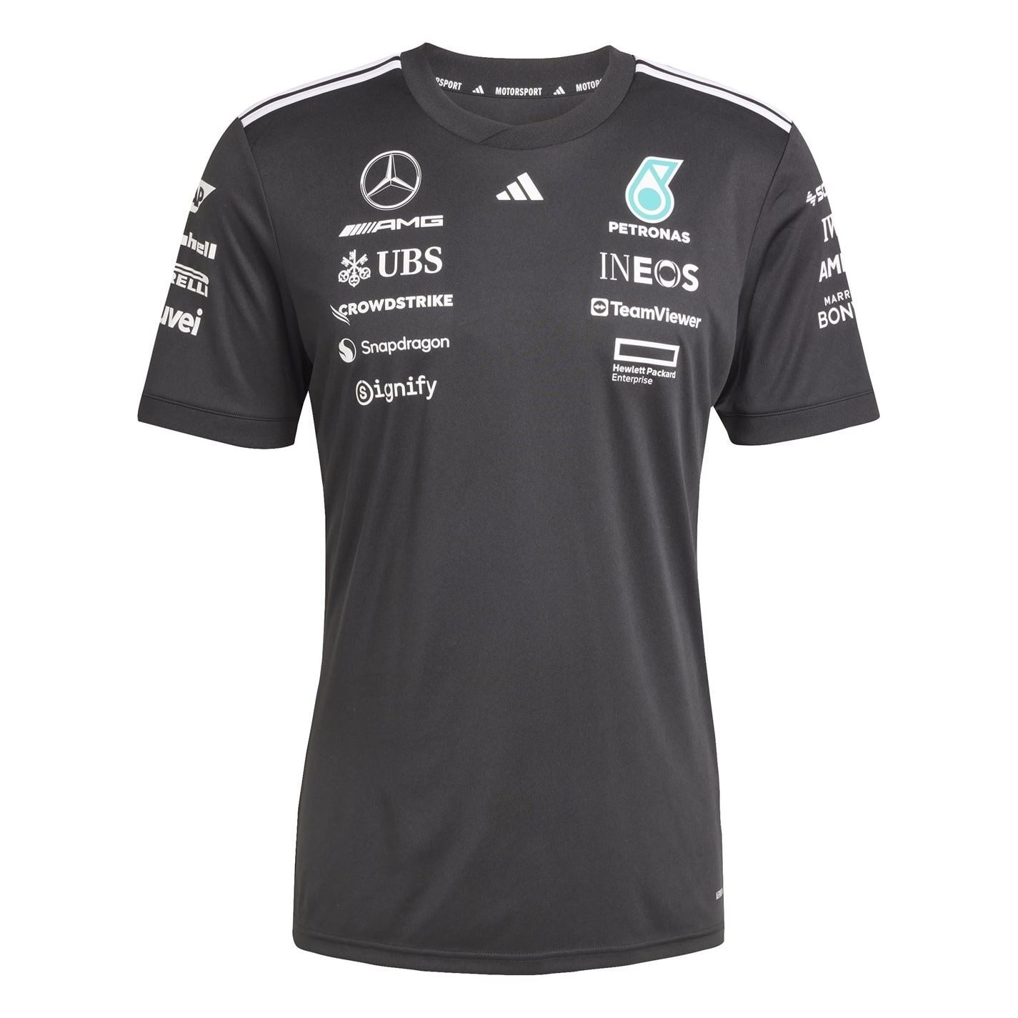 adidas Mens Mercedes Amg Petronas Formula One Team Driver Shirt