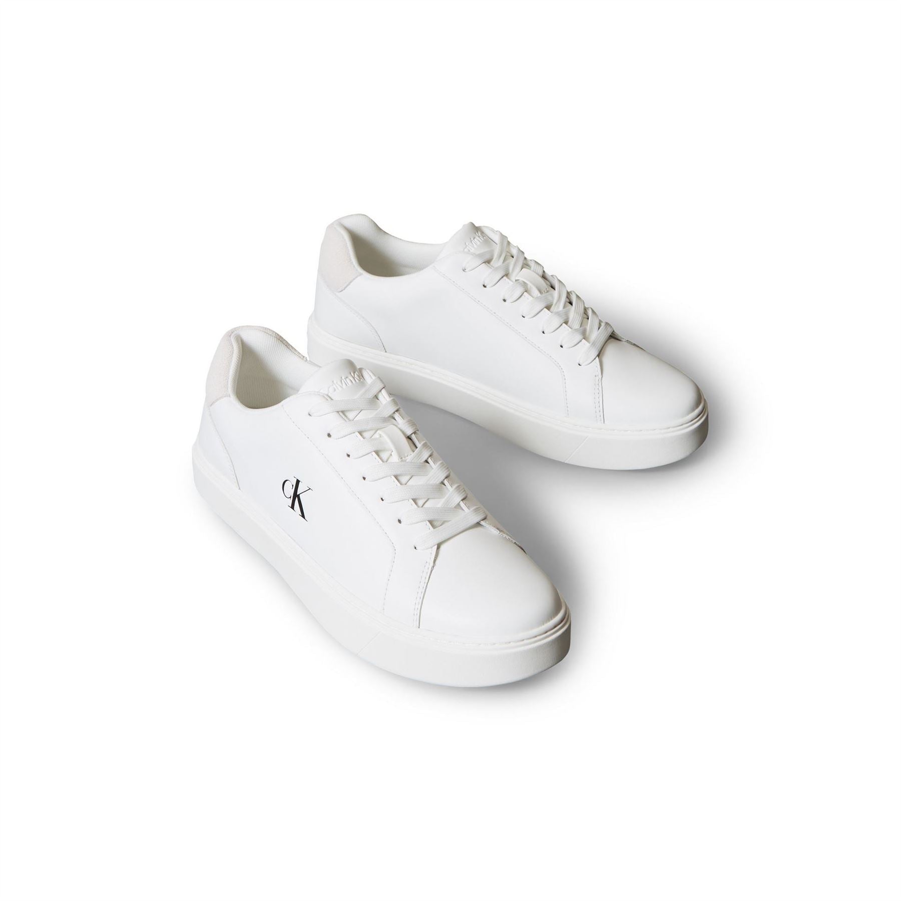Calvin Klein Leather Classic Cup Low Top Trainers