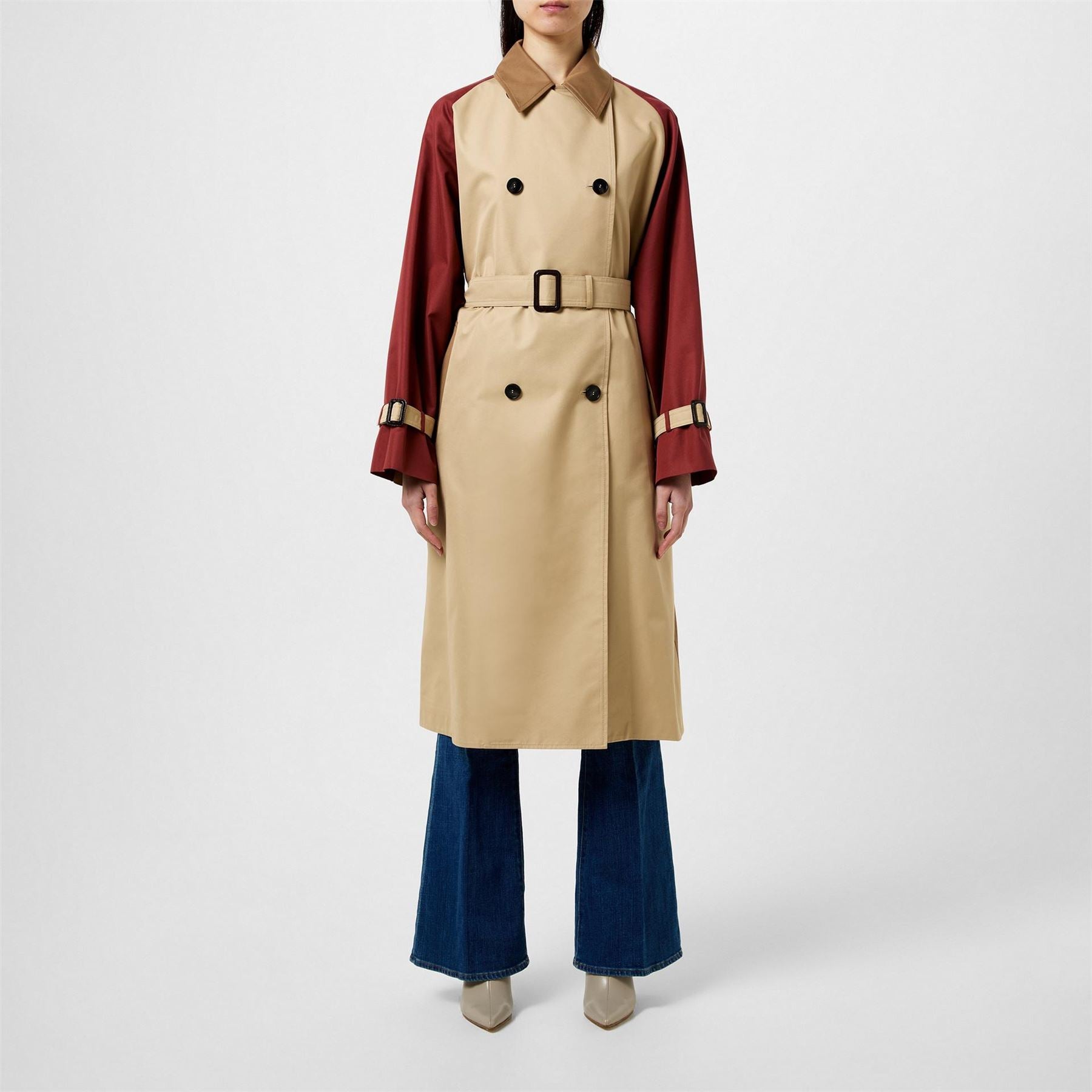 Weekend Max Mara Canasta Miele Trench Coat.