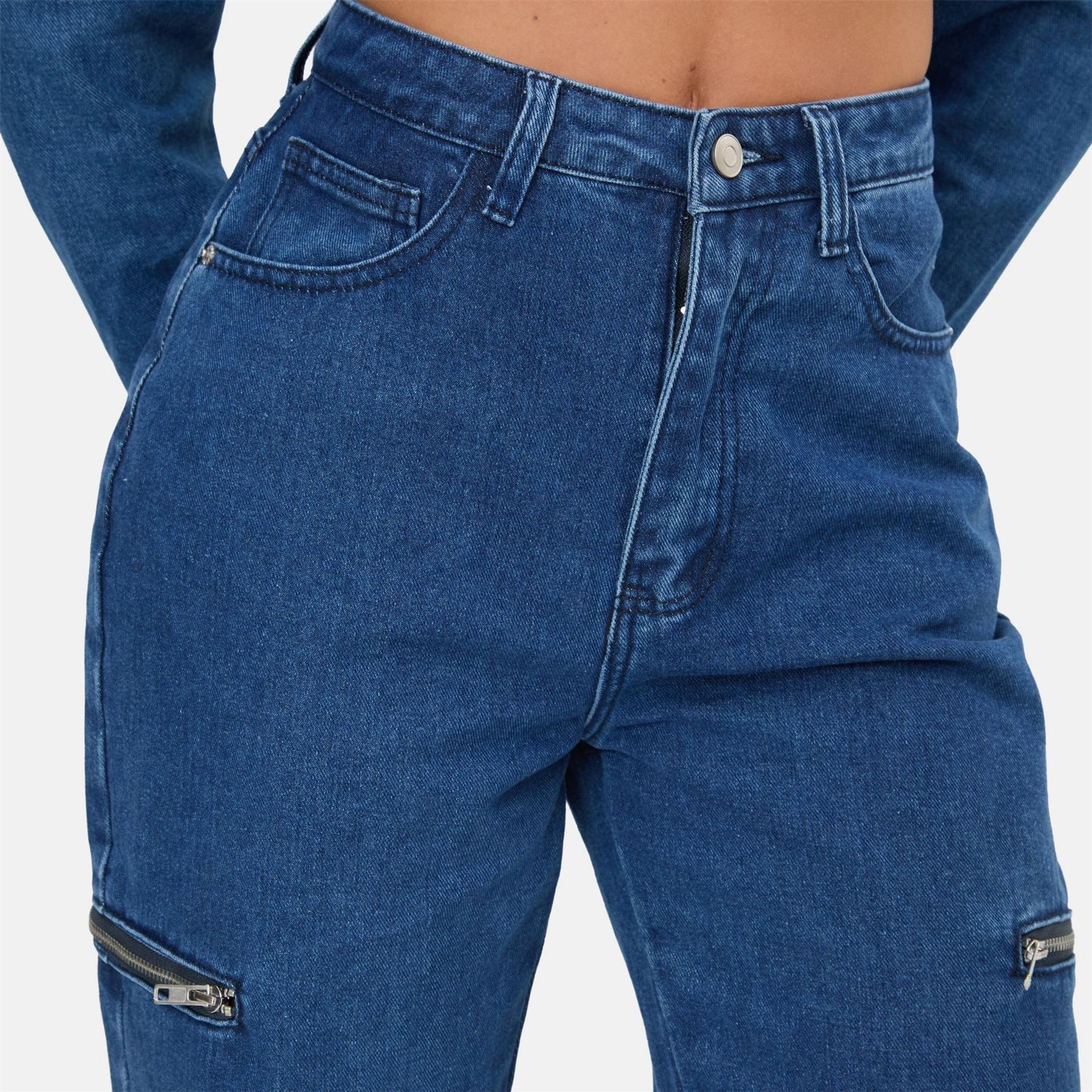 I Saw It First Detail Wide Leg Jeans