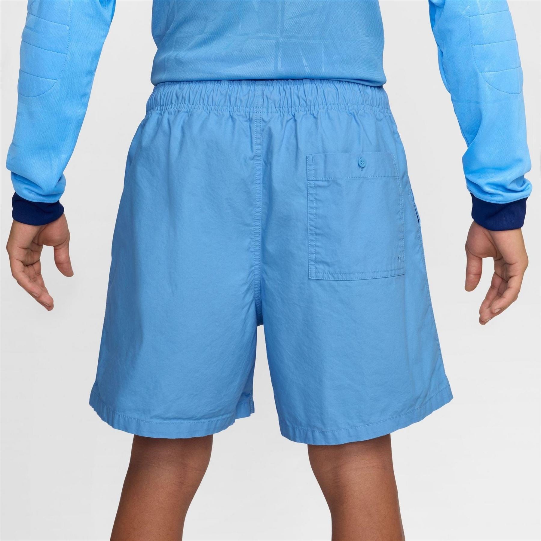 Nike Flow Solid Athletic Shorts with Elasticated Waistband