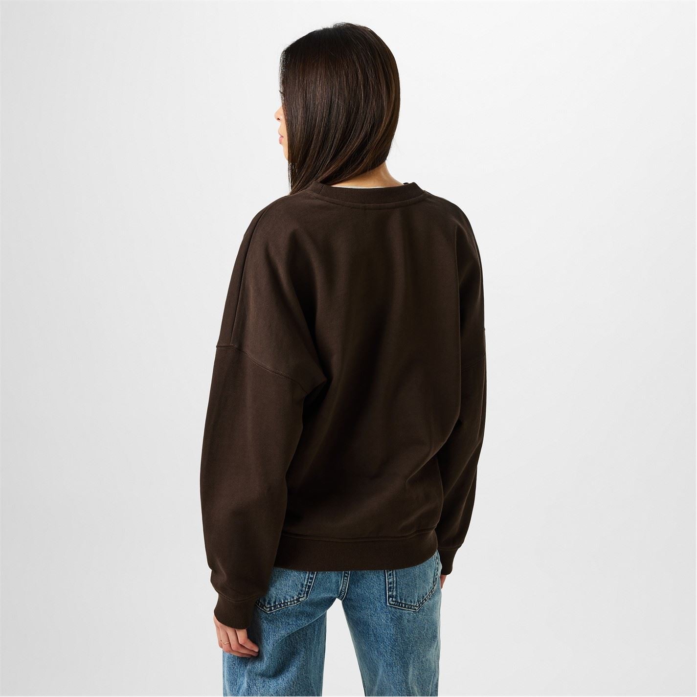 USA Pro Oversize Fit Crew Neck Long Sleeve Sweater