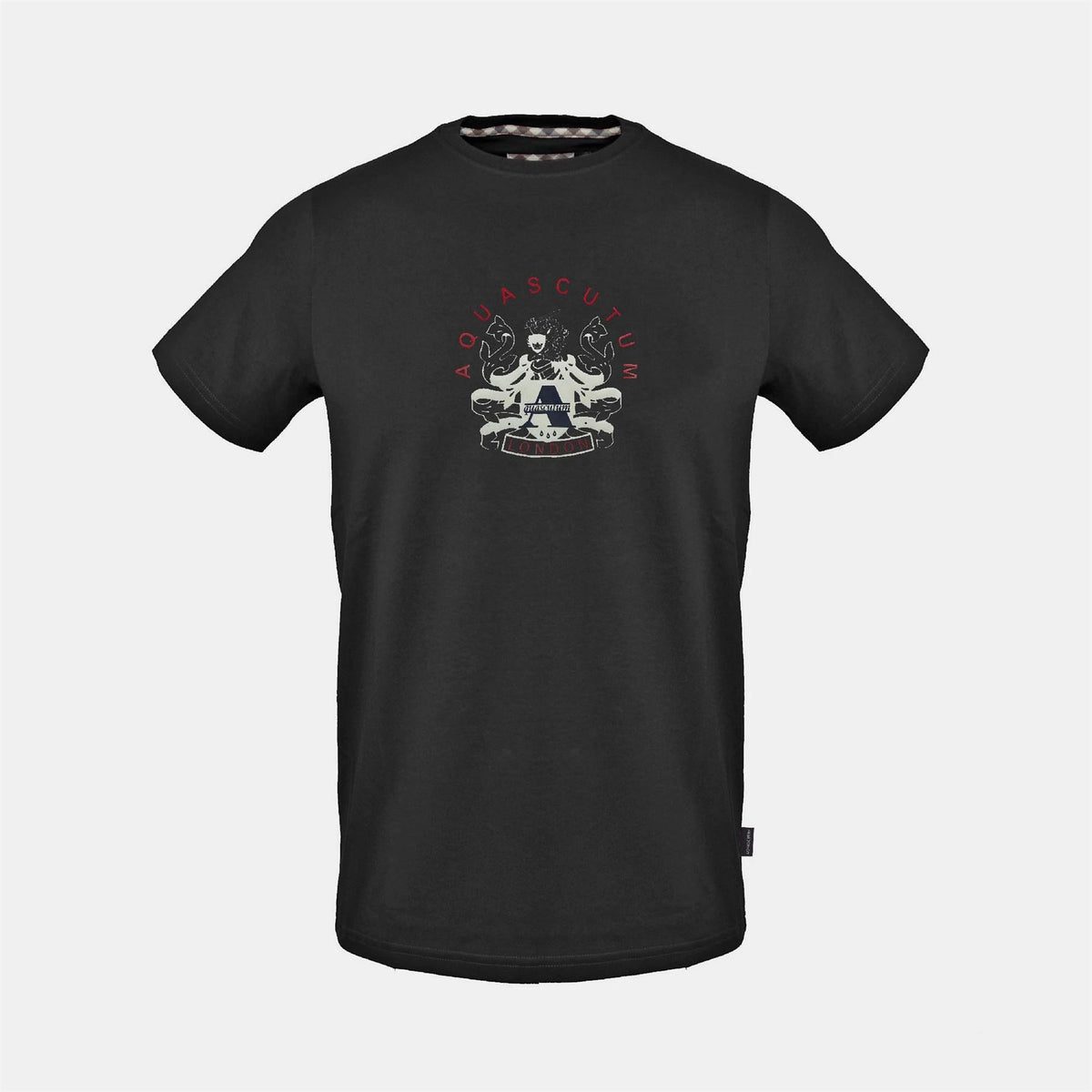 Aquascutum Text Graphic Crew Neck Short Sleeve T-Shirt