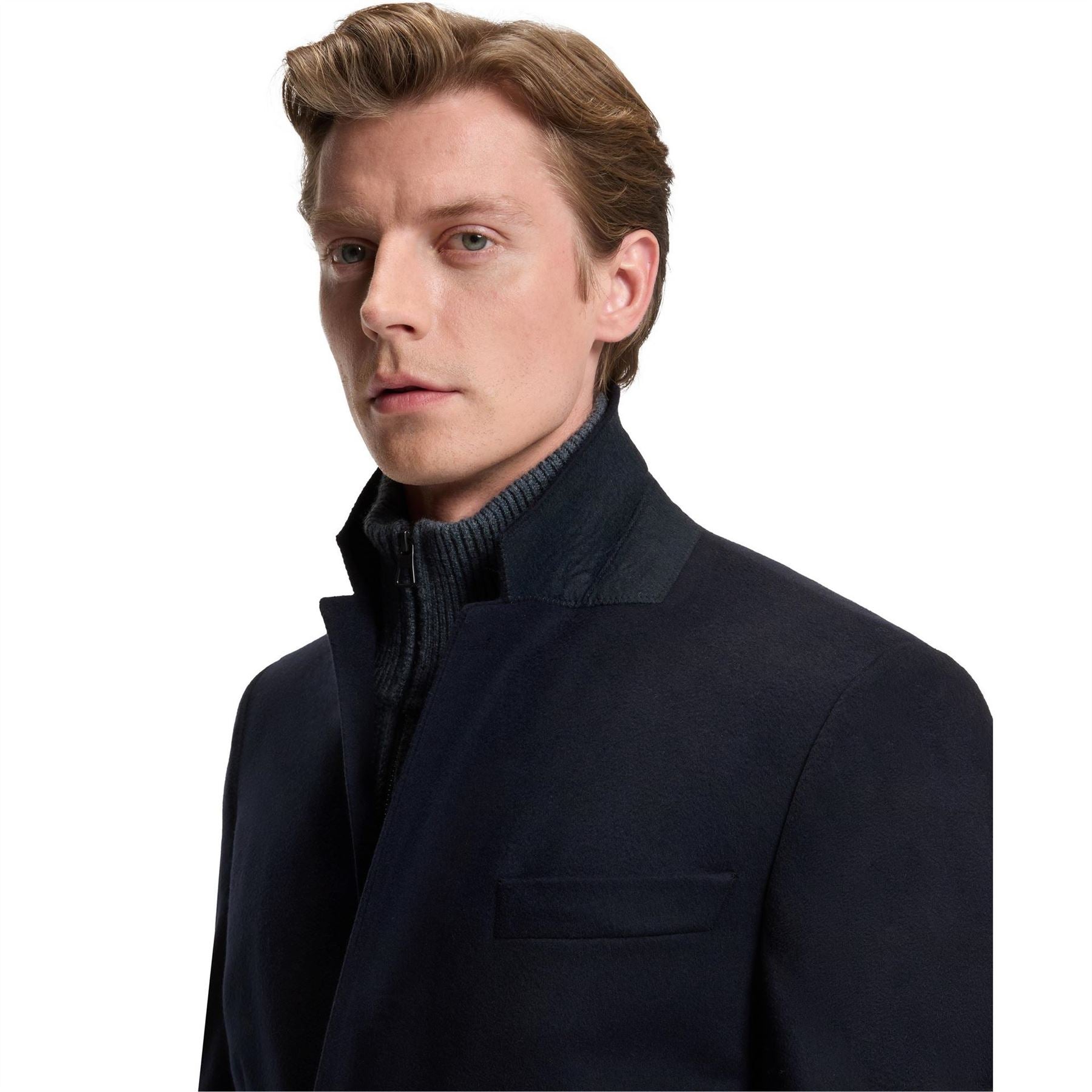 Boss BECKHAM Wool Cashmere Overcoat