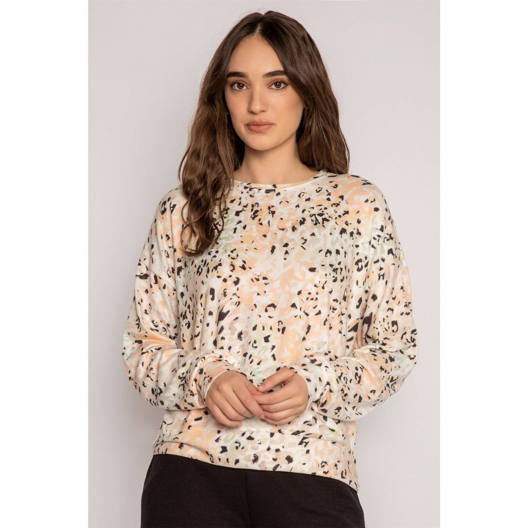 PJ Salvage Salvage Floral Crew Neck Shirt