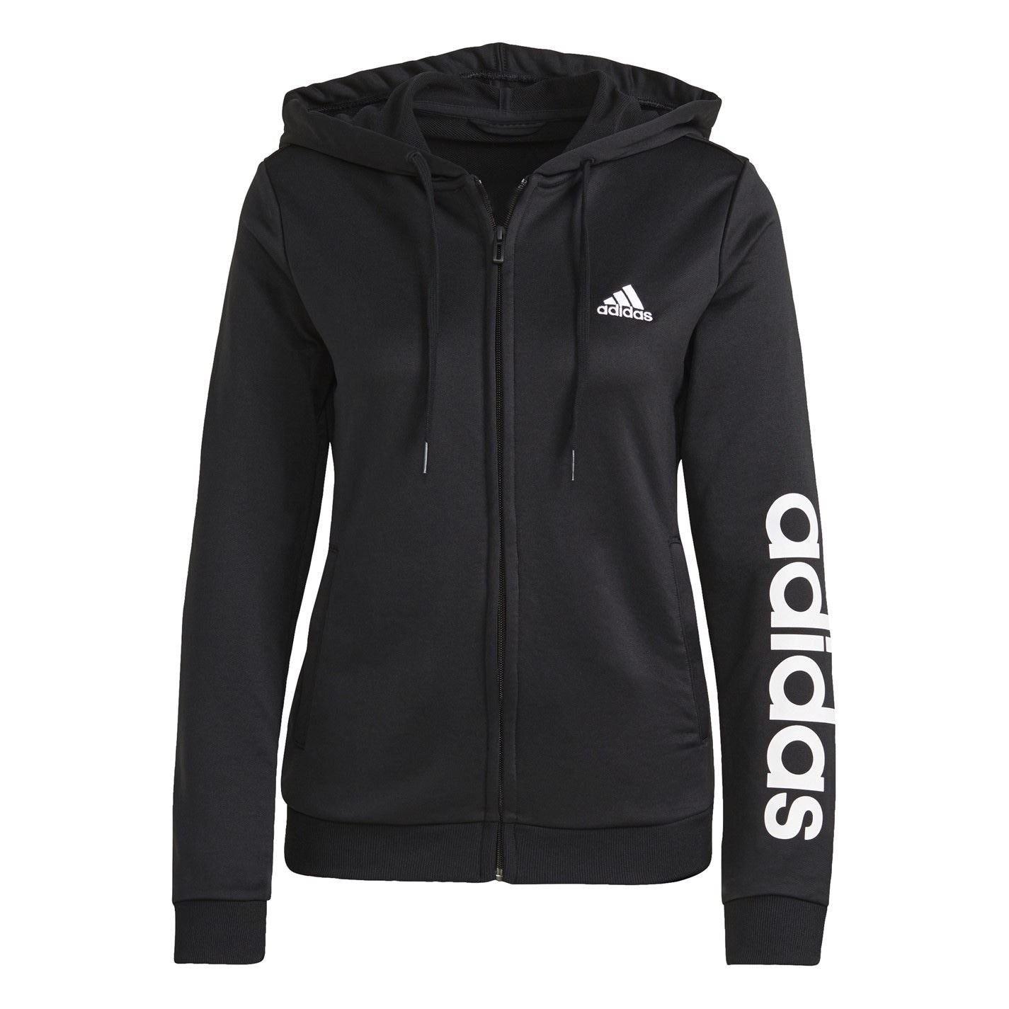 adidas Long Sleeve Ribbed Cuff Full Tracksuit