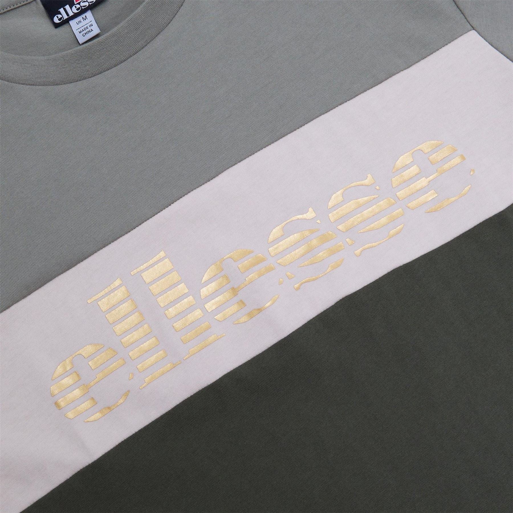 Ellesse Coppens Crew Neck Ribbed Collar Jersey T-Shirt