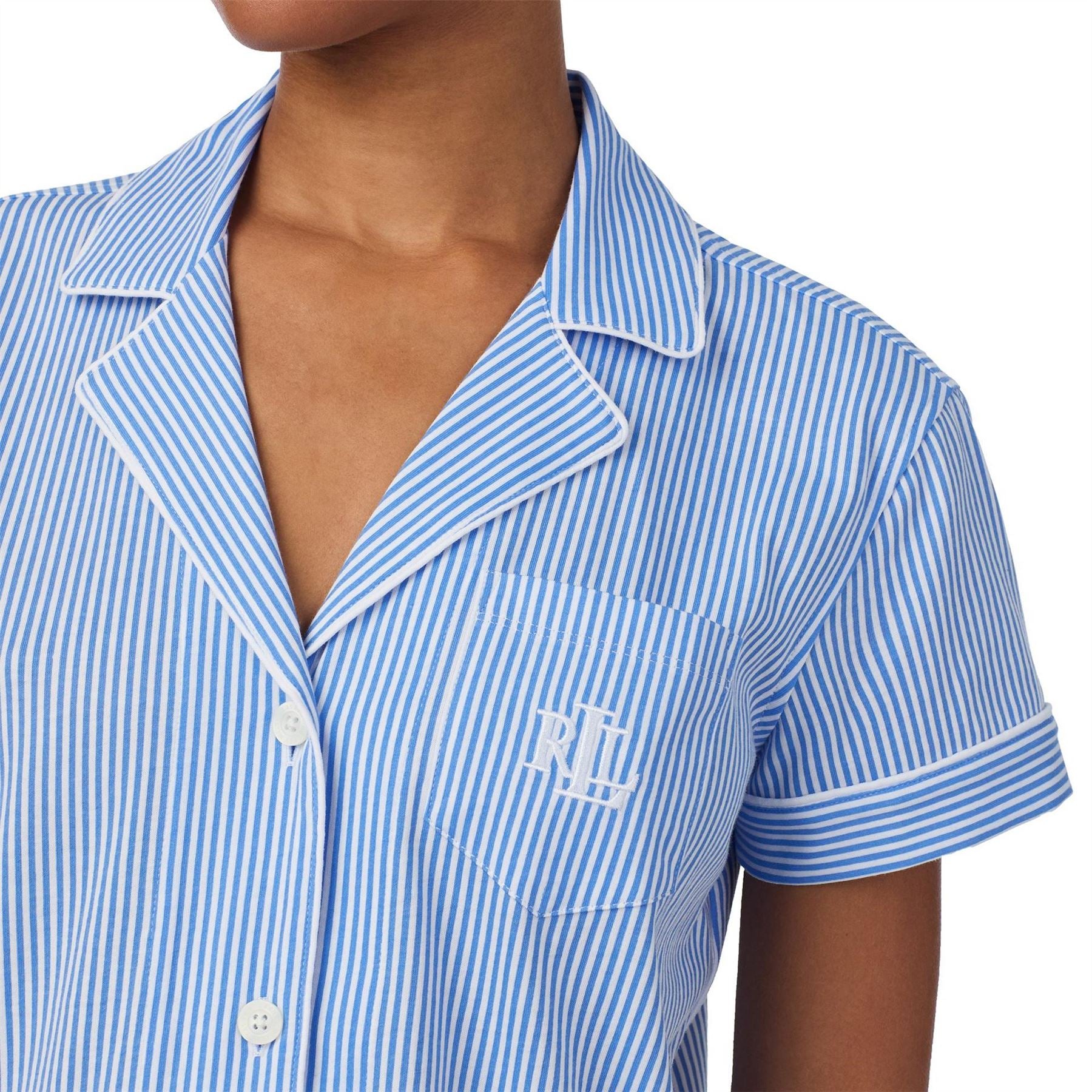 Lauren by Ralph Lauren Knt Ss Pj Set Ld63