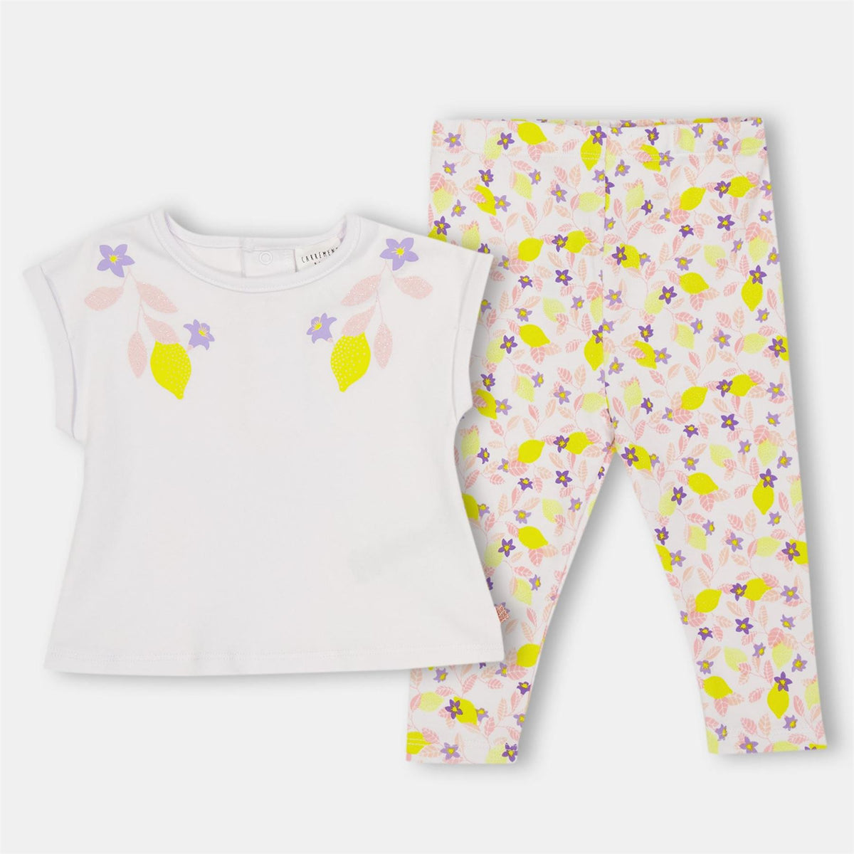 Carrement Beau Crew Neck Sleeveless T-Shirt Legging Coord Set