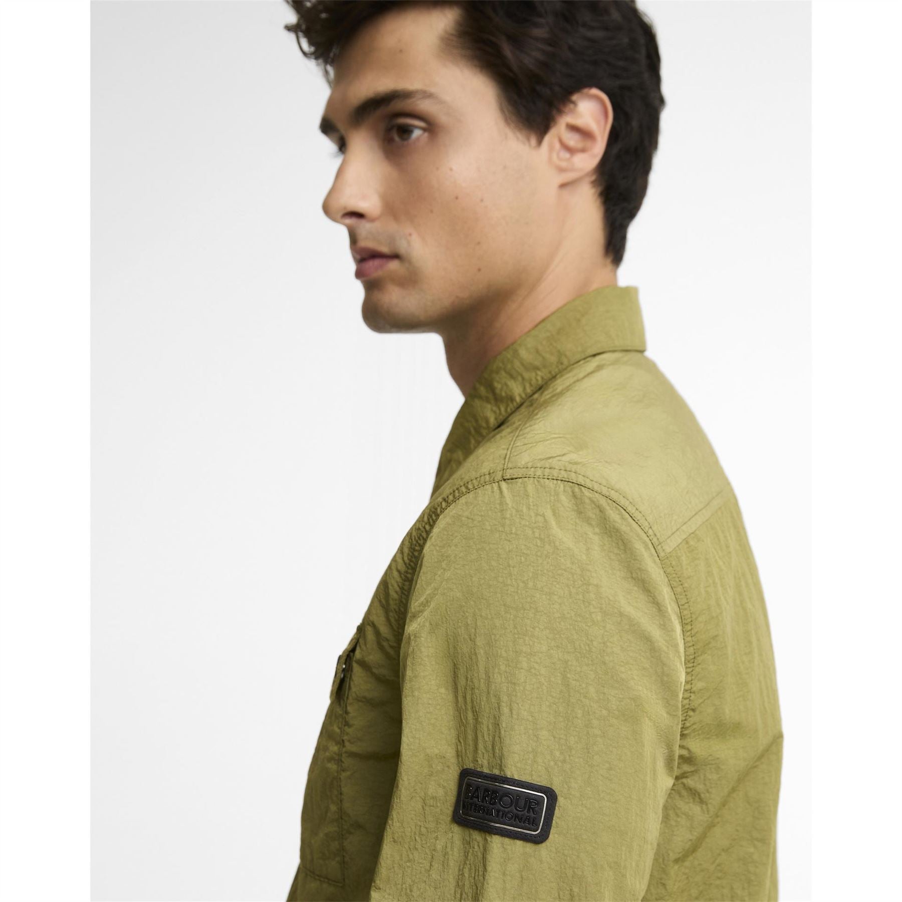 Barbour International Inline Zip Through Overshirt