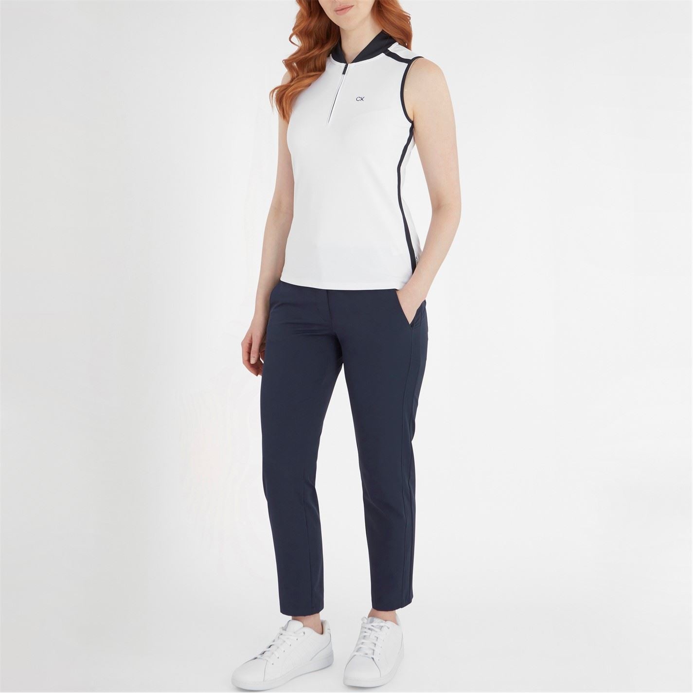 Calvin Klein Golf Sleeveless Mock Neck Tank