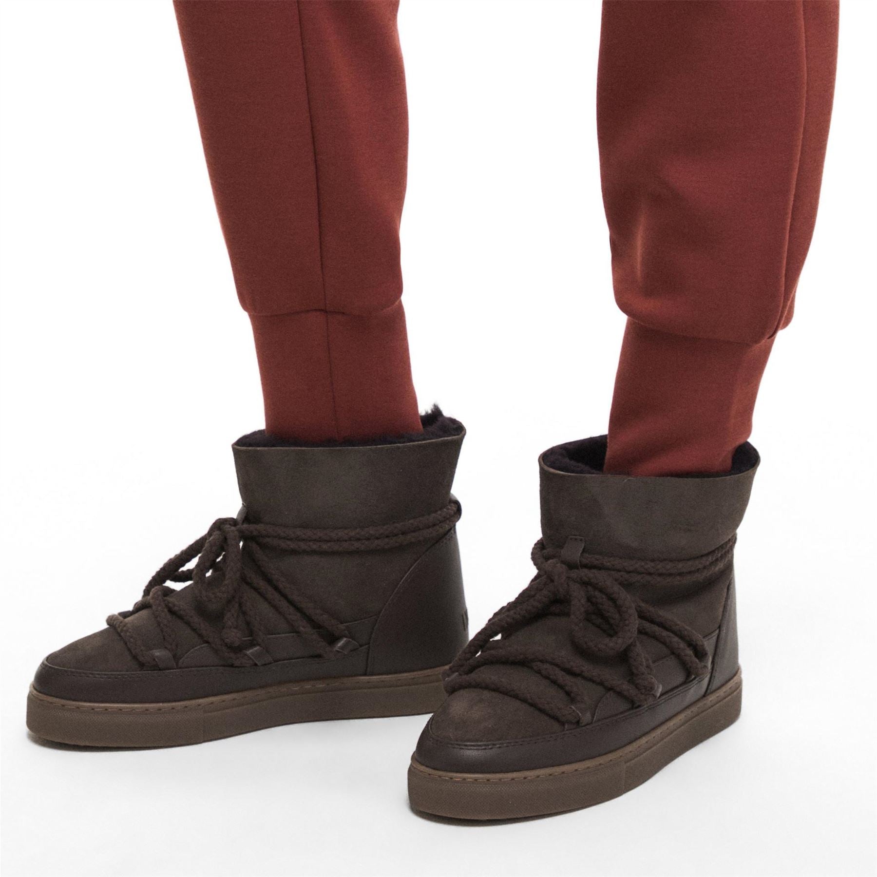 Inuikii Classic Snug Boots with Lace-Up Closure