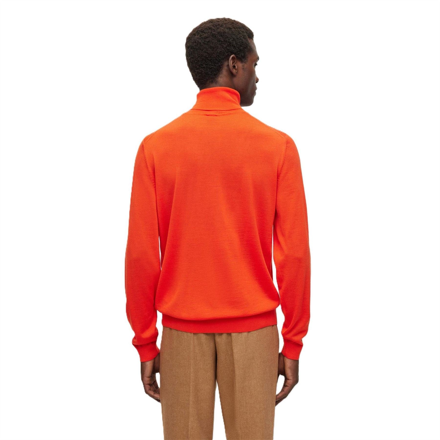 Boss Turtle Neck Long Sleeve Regular Fit Sweater