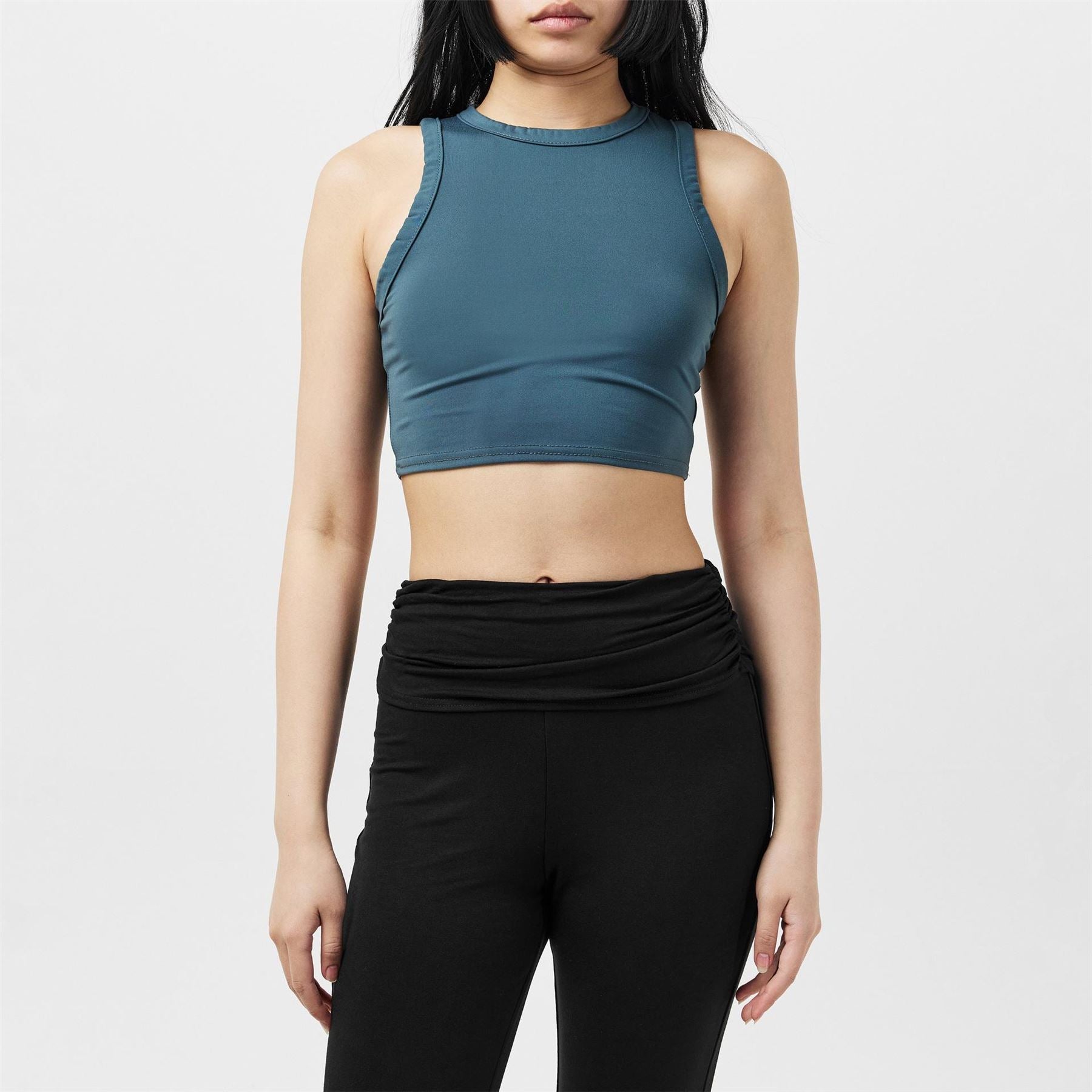 Missy Empire Womens Premium Sculpt Racer Crop Top