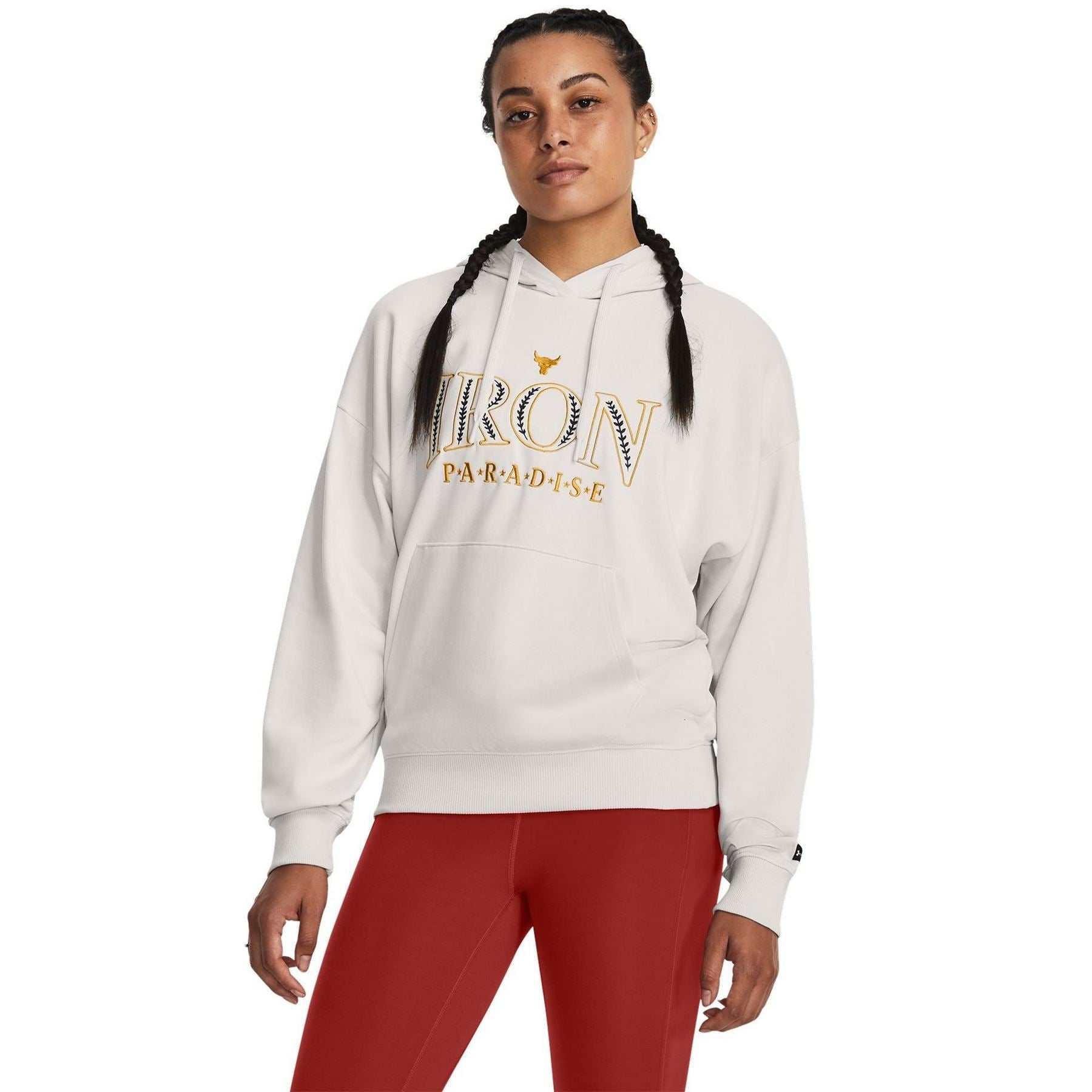 Under Armour Project Rock Hooded Long Sleeve Sweatshirt