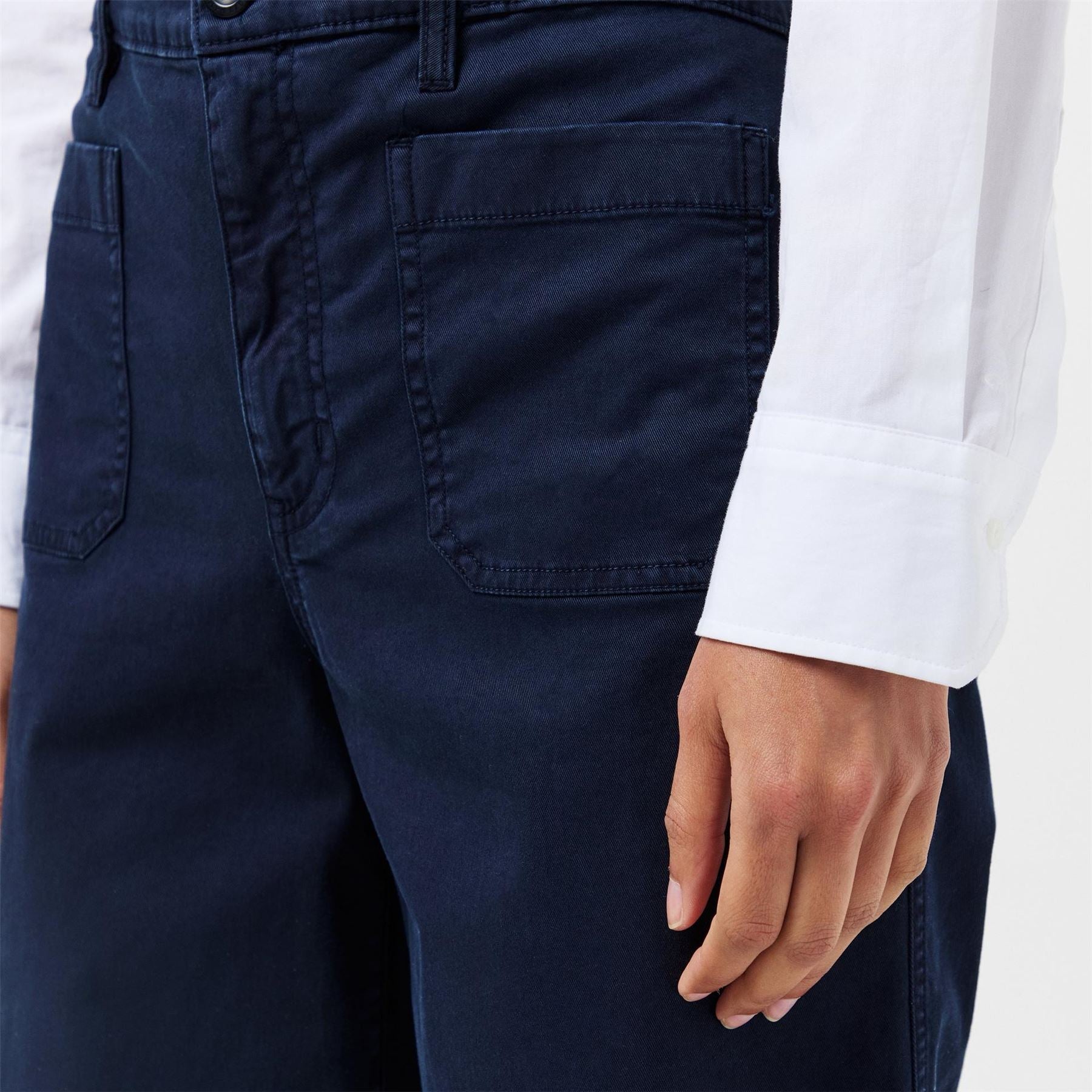 Lauren by Ralph Lauren Real Leather Yurshane Straight Leg Trouser