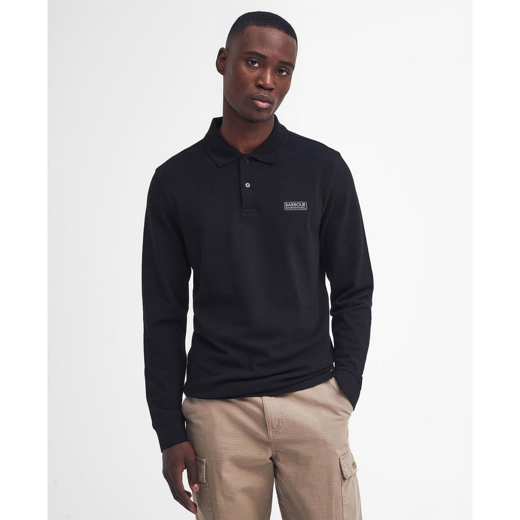 Barbour International Long Sleeve Polo Shirt