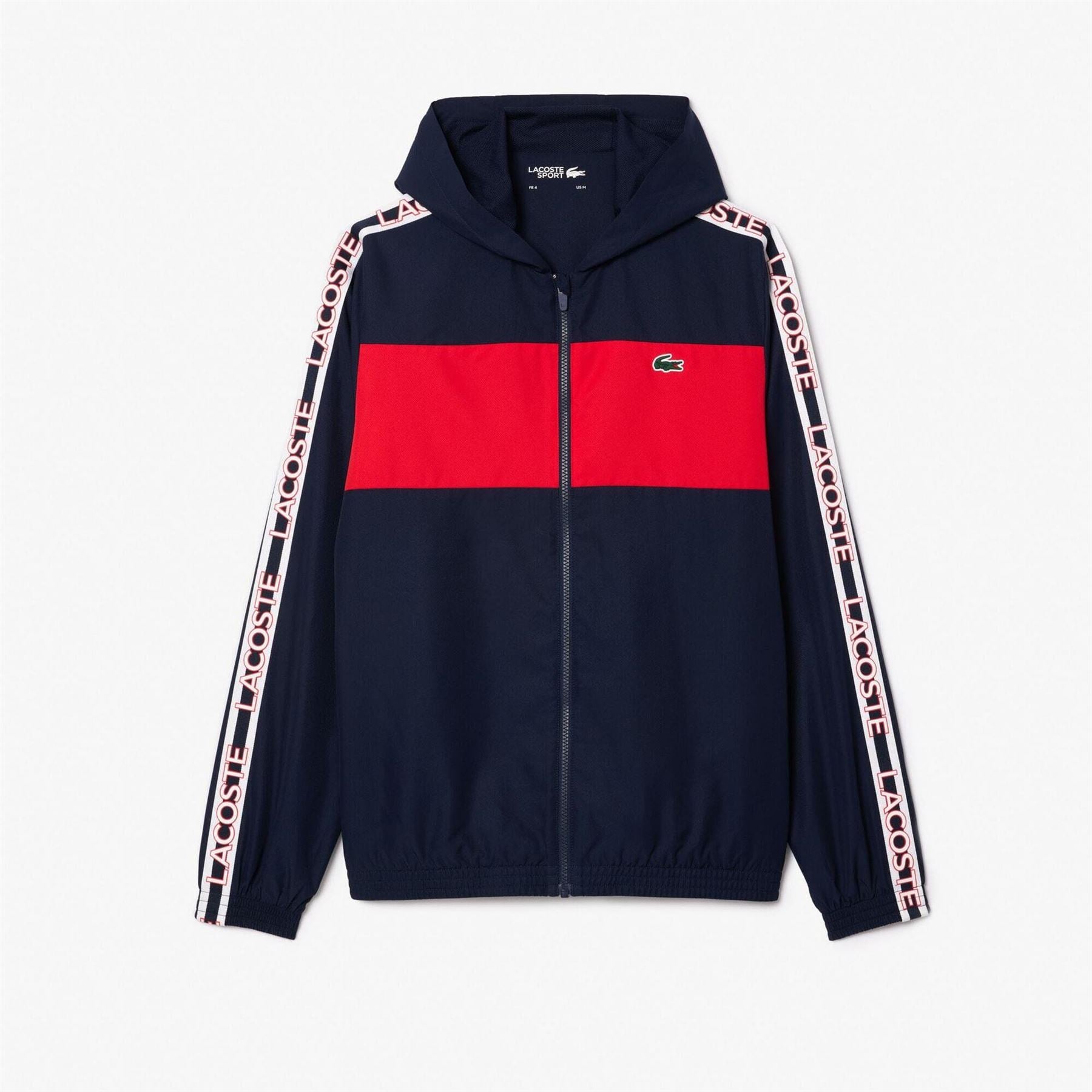 Lacoste Colour-Block Logo Stripe Tennis Jacket