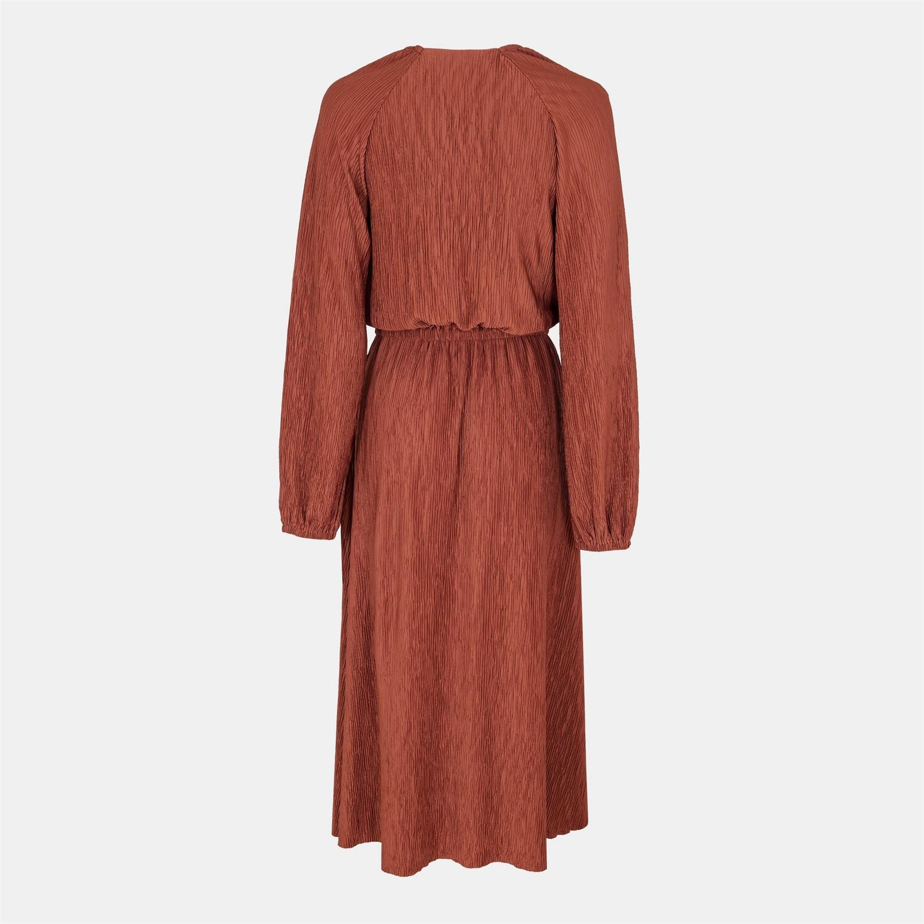 French Connection Tessa V-Neck Midi Jersey Dress
