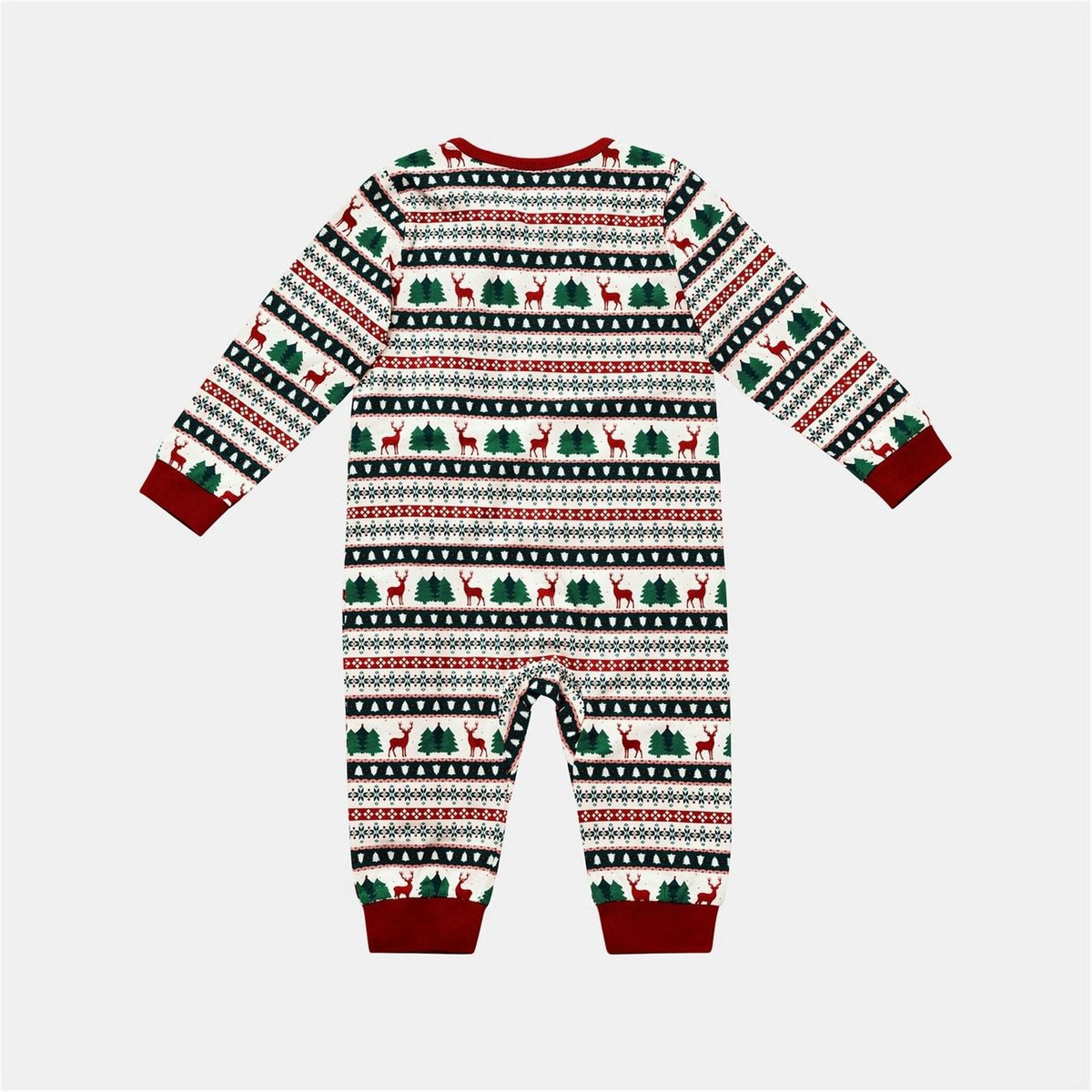 The Spirit Of Christmas Fairisle Xmas Family Cotton Sleepsuit
