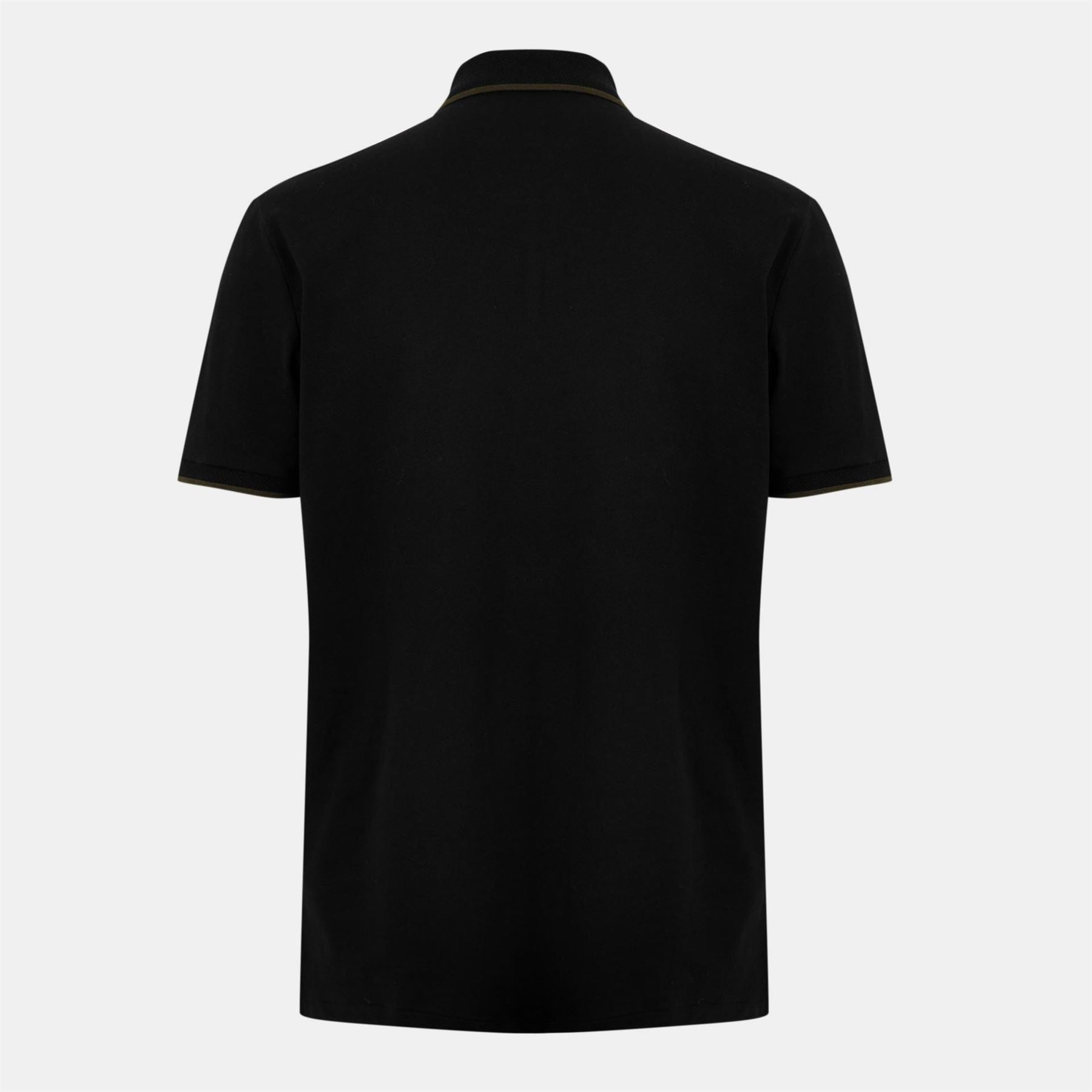Polo Ralph Lauren Zip Neck Collared Short Sleeve Polo Shirt