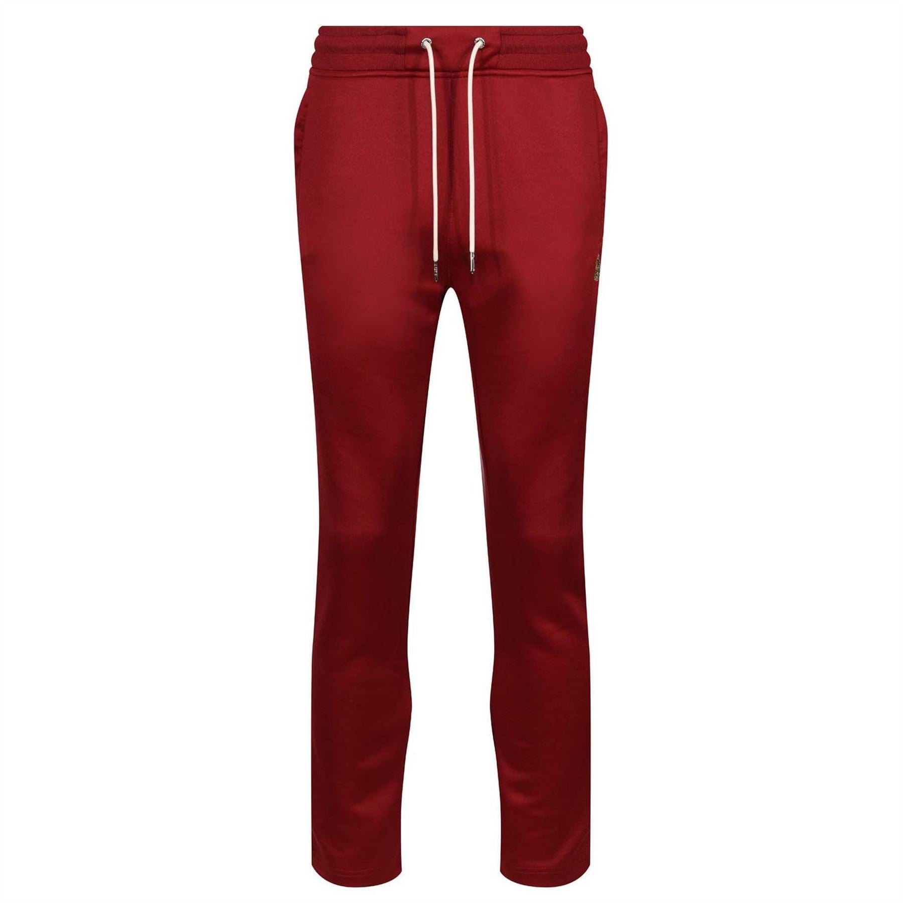 Luke Edin Solid Patterned Straight Joggers