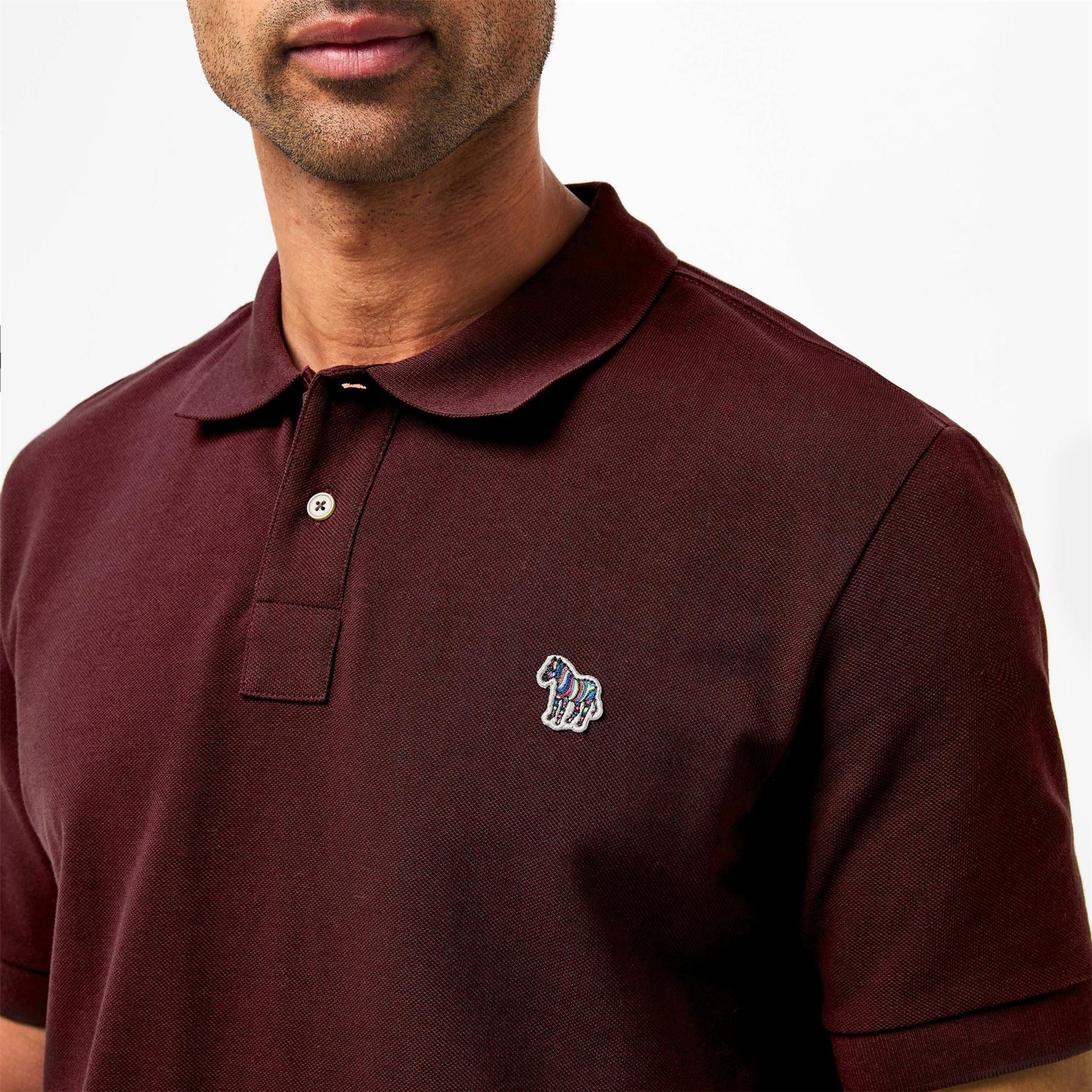 PS Paul Smith Regular Fit Zebra Polo Shirt