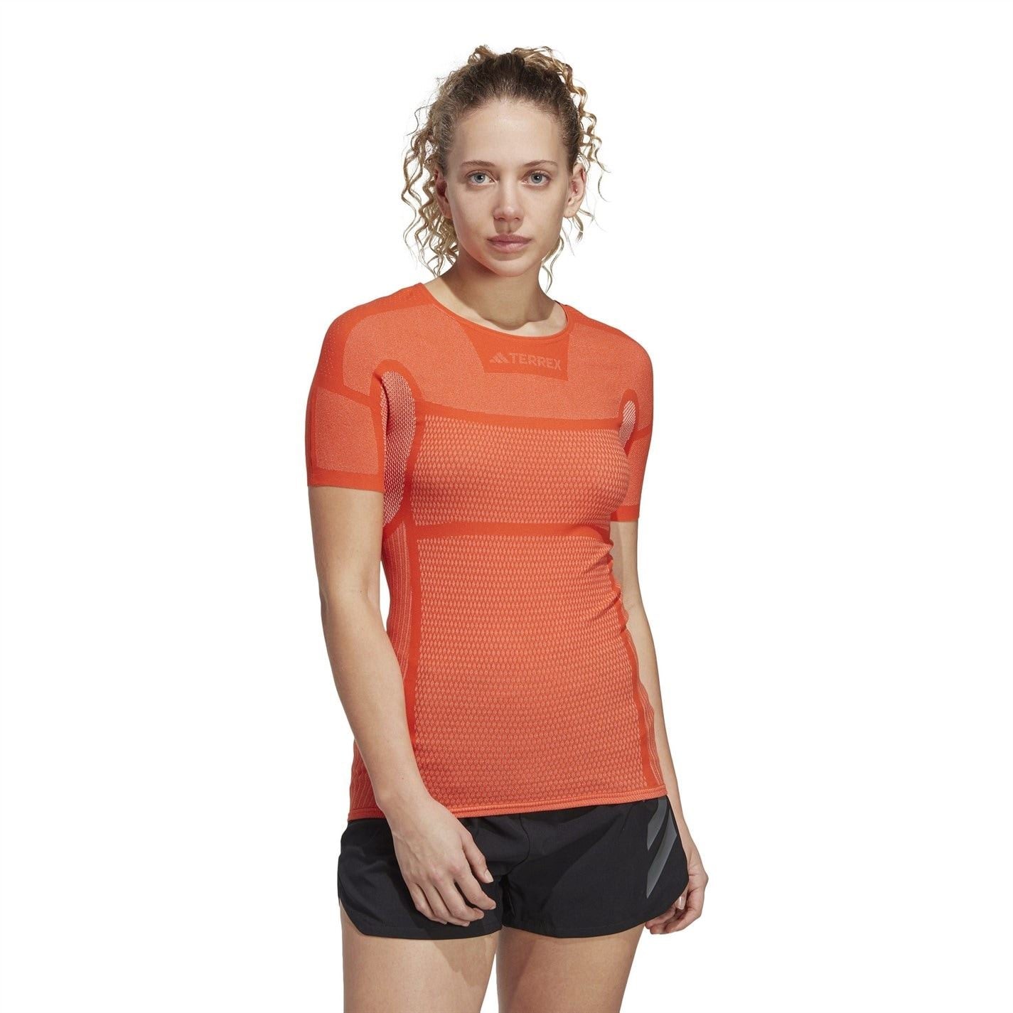 adidas Womens Drynamo Short Sleeve Light Training Top